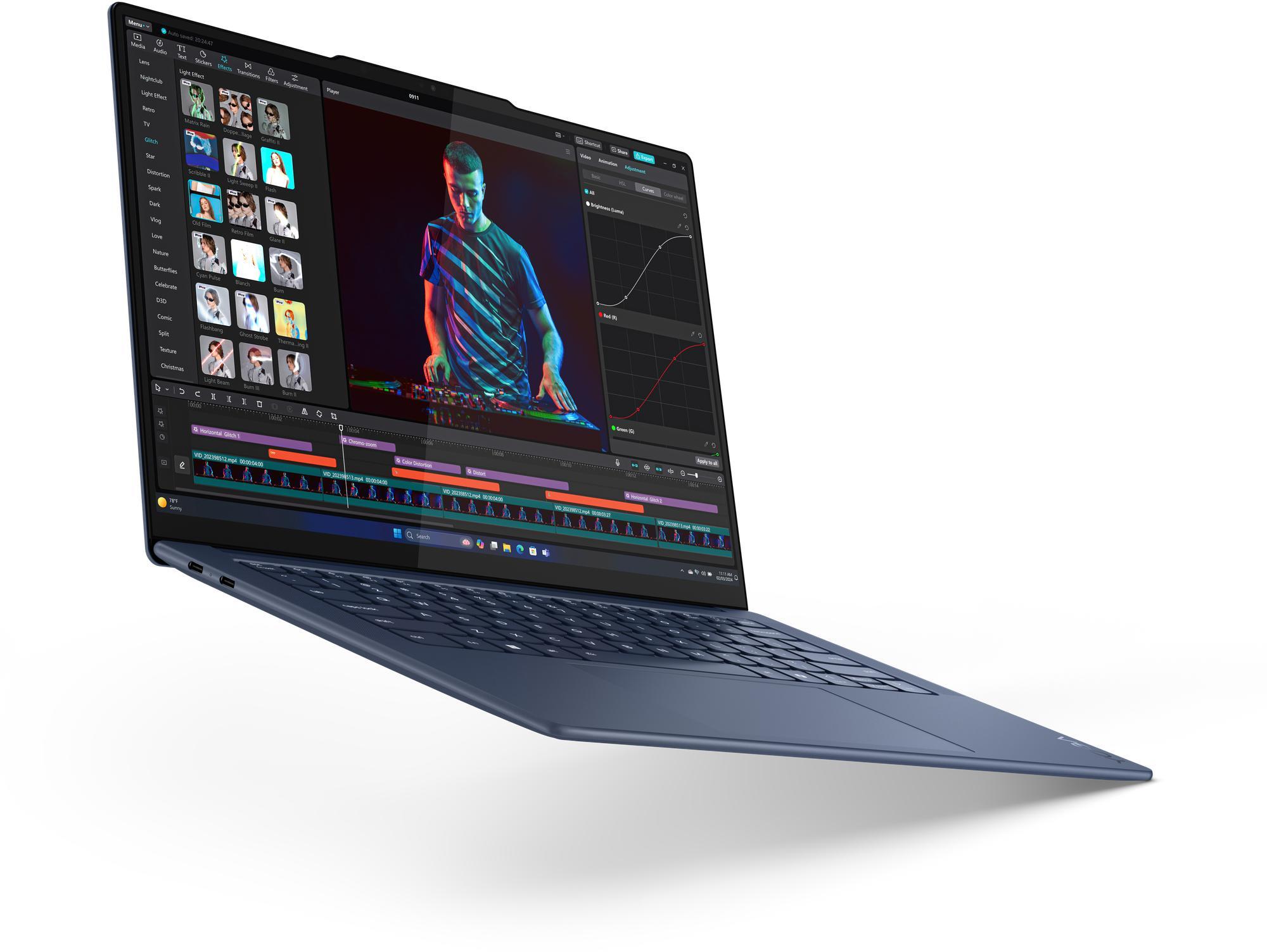 Lenovo - Portátil Lenovo Yoga Slim 7X 14Q8X9 14" Snapdragon X Elite X1E-78-100 32GB 1TB 3K OLED W11