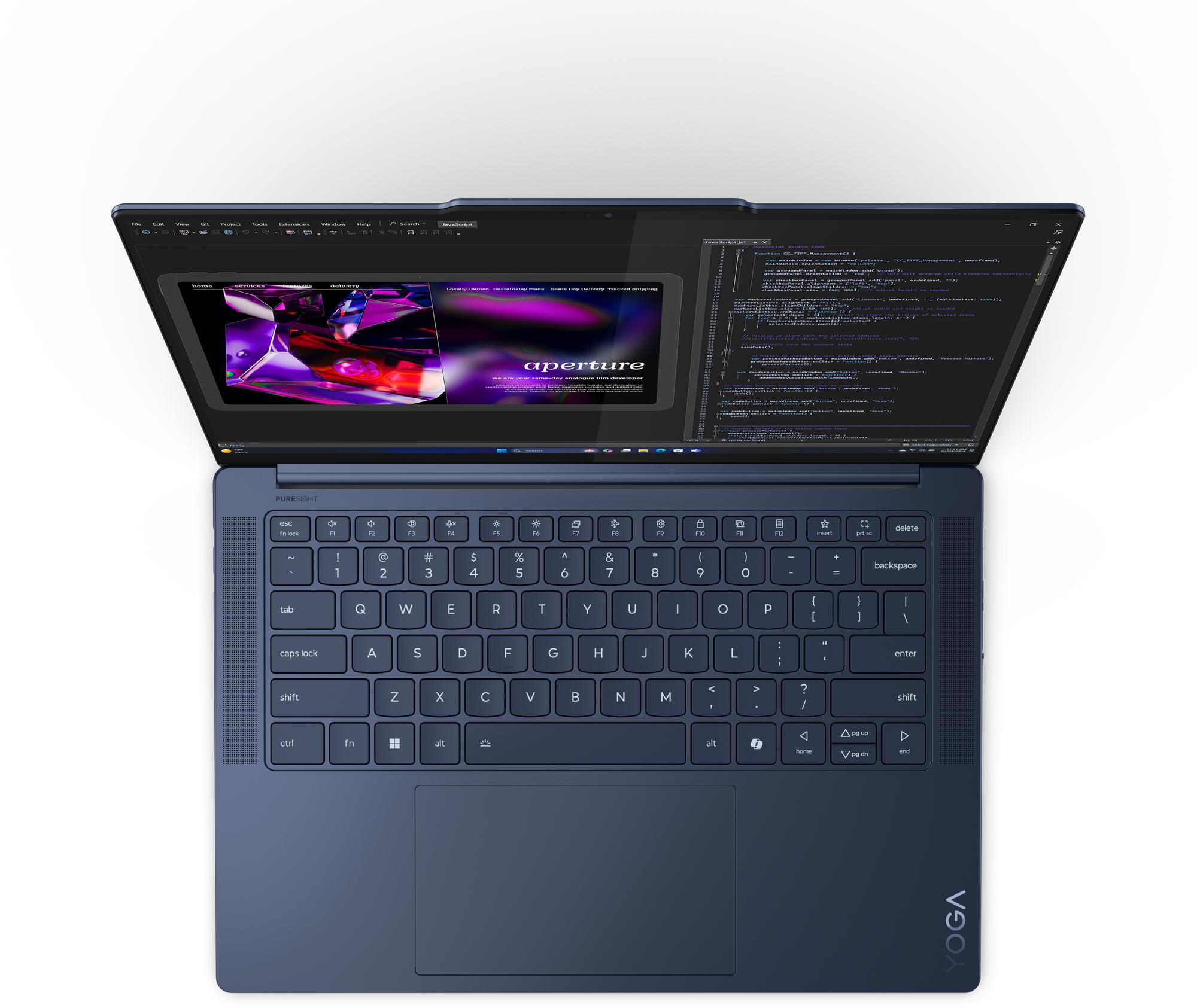 Lenovo - Portátil Lenovo Yoga Slim 7X 14Q8X9 14" Snapdragon X Elite X1E-78-100 32GB 1TB 3K OLED W11