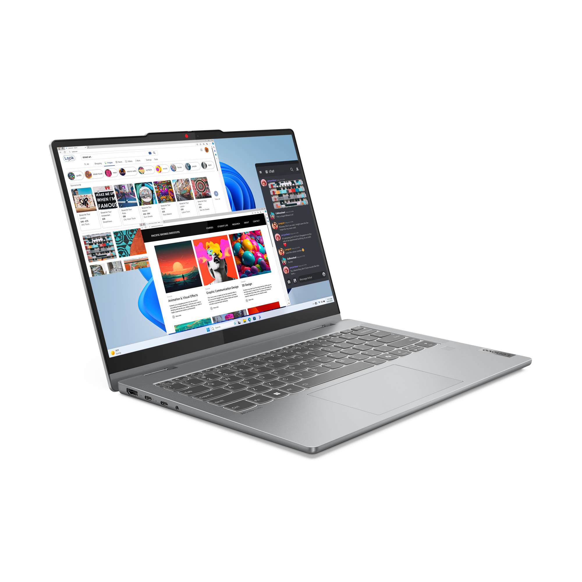 Lenovo - Portátil Lenovo IdeaPad 5i 2-in-1 14IRH9-868 14" i7-13620H 16GB DDR5 1TB Intel Graphics OLED Touch W11