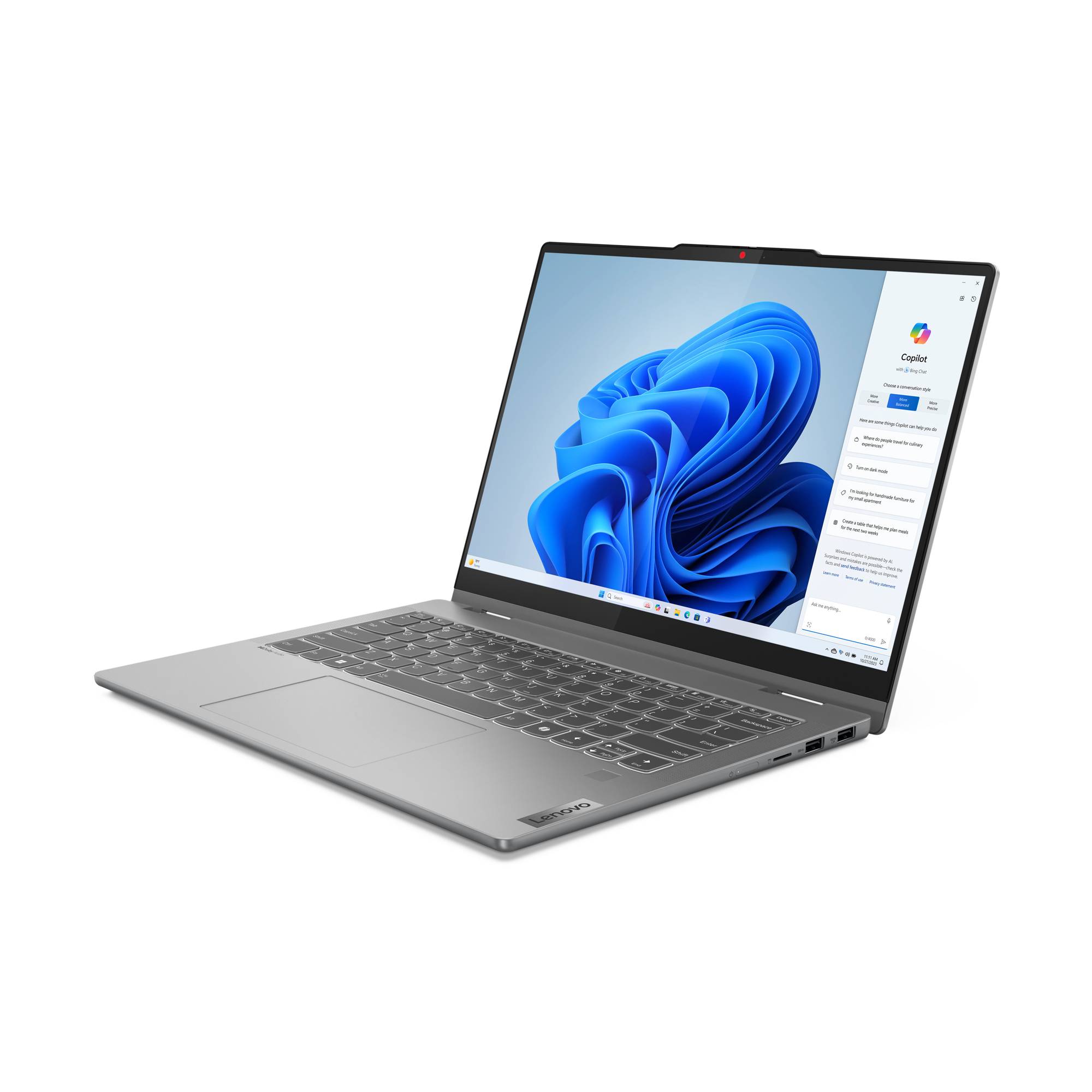 Lenovo - Portátil Lenovo IdeaPad 5i 2-in-1 14IRH9-868 14" i7-13620H 16GB DDR5 1TB Intel Graphics OLED Touch W11