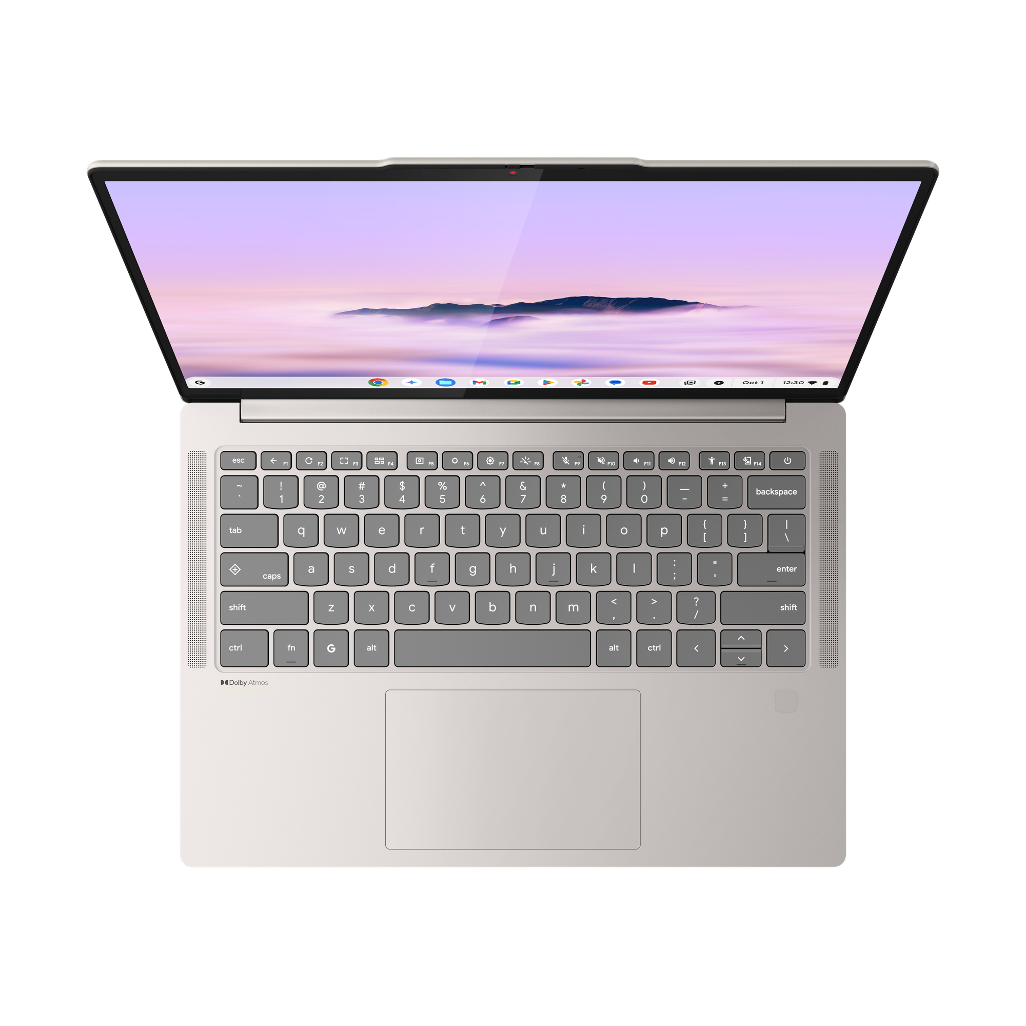 Lenovo - Portátil Lenovo IdeaPad Chromebook Plus 14M9610-442 14" MediaTek U910 16GB 256GB WUXGA OLED Chrome OS