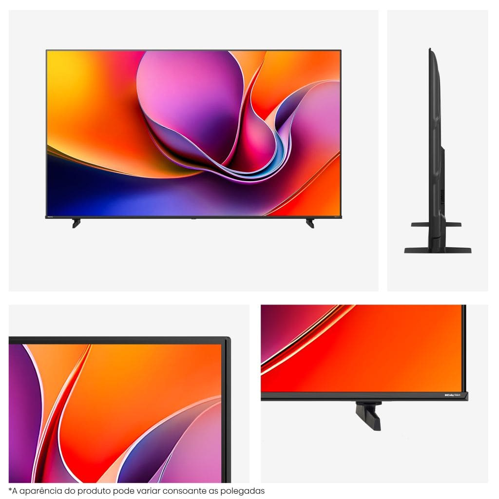 hisense - Televisão Hisense 85A6Q 85" LED UltraHD 4K VIDAA