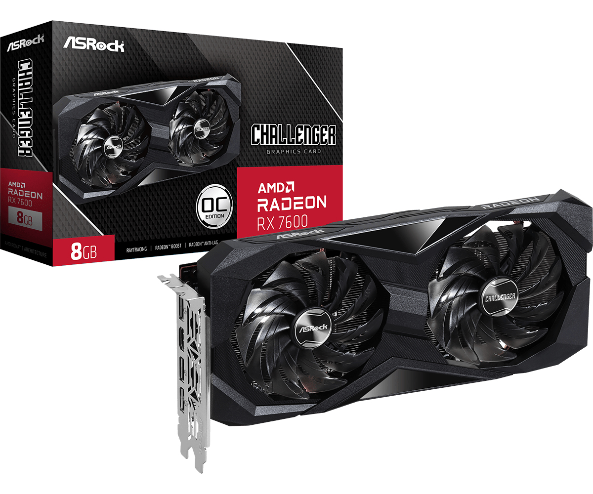 Picture of Picture of Gráfica ASRock Radeon RX 7600 Challenger OC 8GB GDDR6