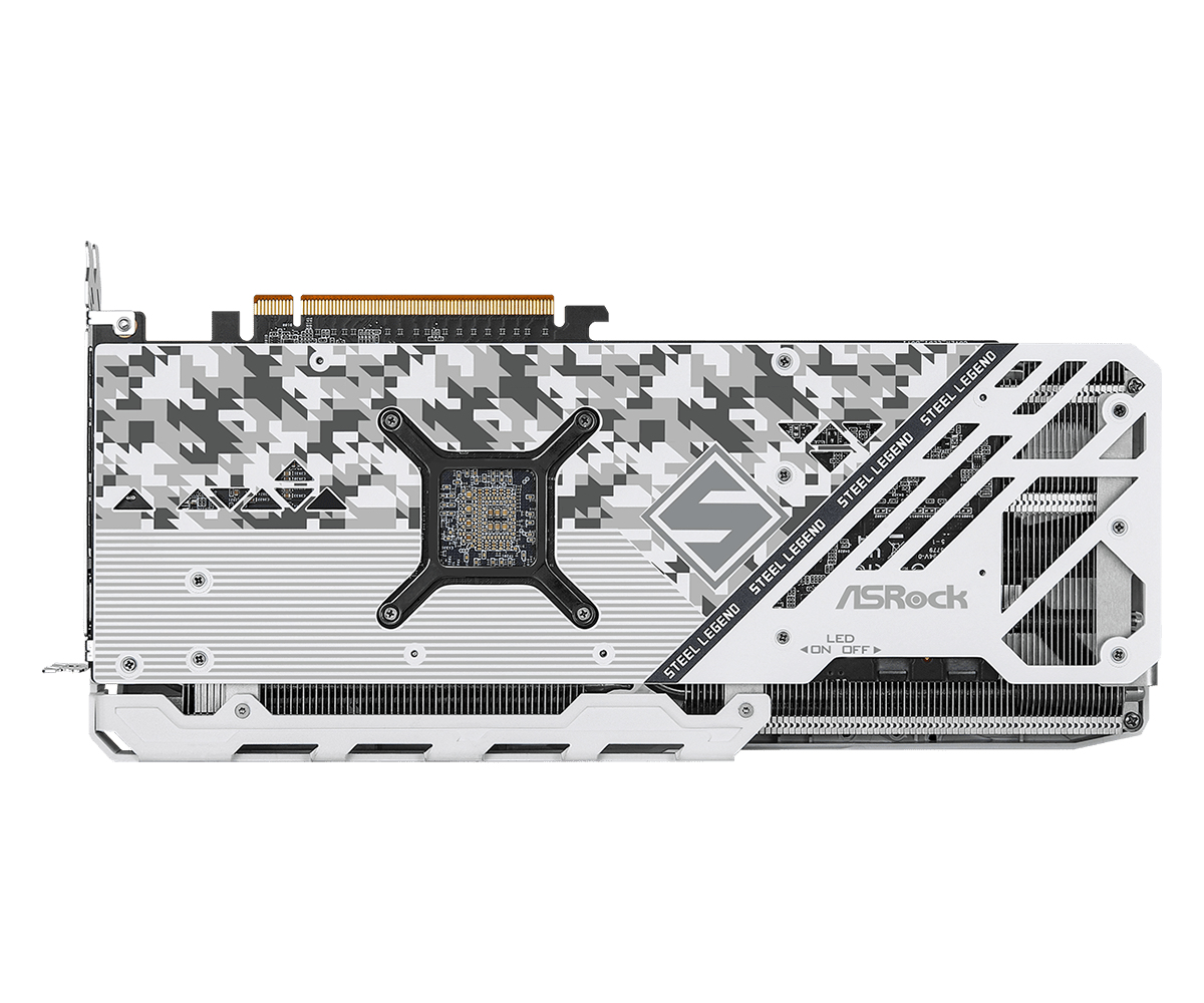 ASRock - Gráfica ASRock Radeon RX 7800 XT Steel Legend OC 16GB GDDR6
