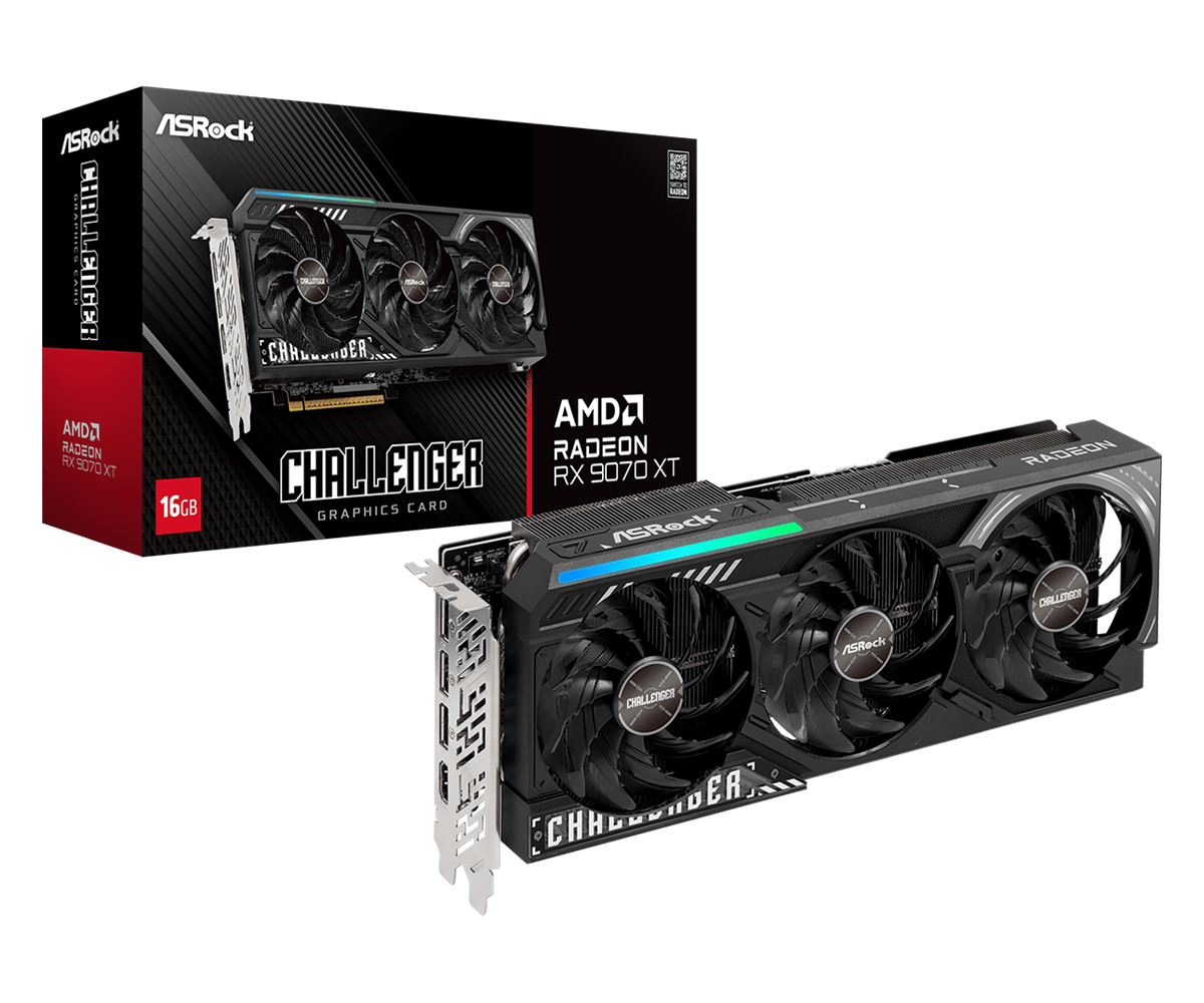 Picture of Picture of Gráfica ASRock Radeon RX 9070 XT Challenger 16GB GDDR6