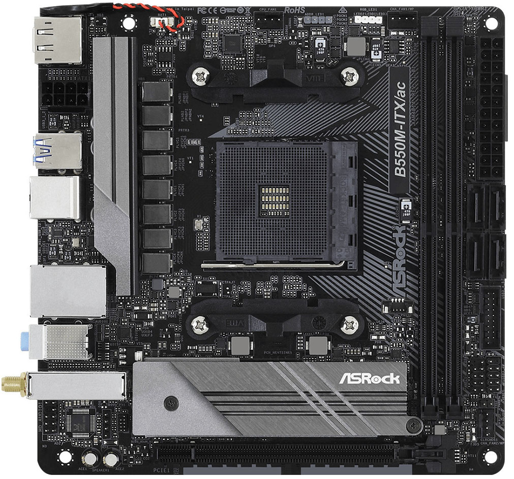 ASRock - Motherboard ASRock B550M-ITX/ac