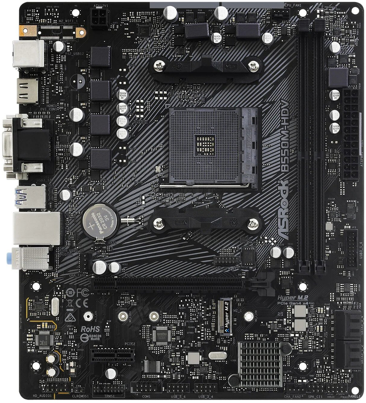 ASRock - Motherboard ASRock B550M-HDV