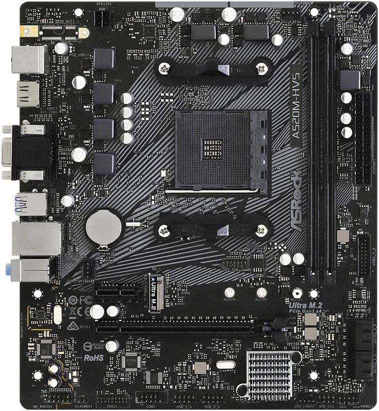 ASRock - Motherboard ASRock A520M-HVS