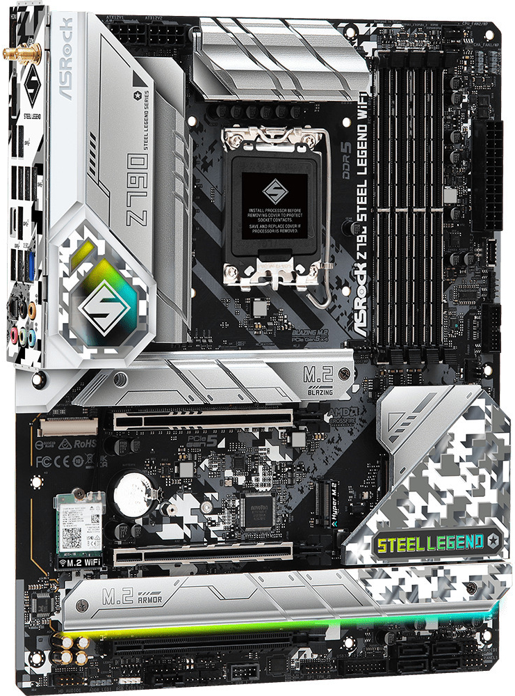 ASRock - Motherboard ASRock Z790 Steel Legend WiFi