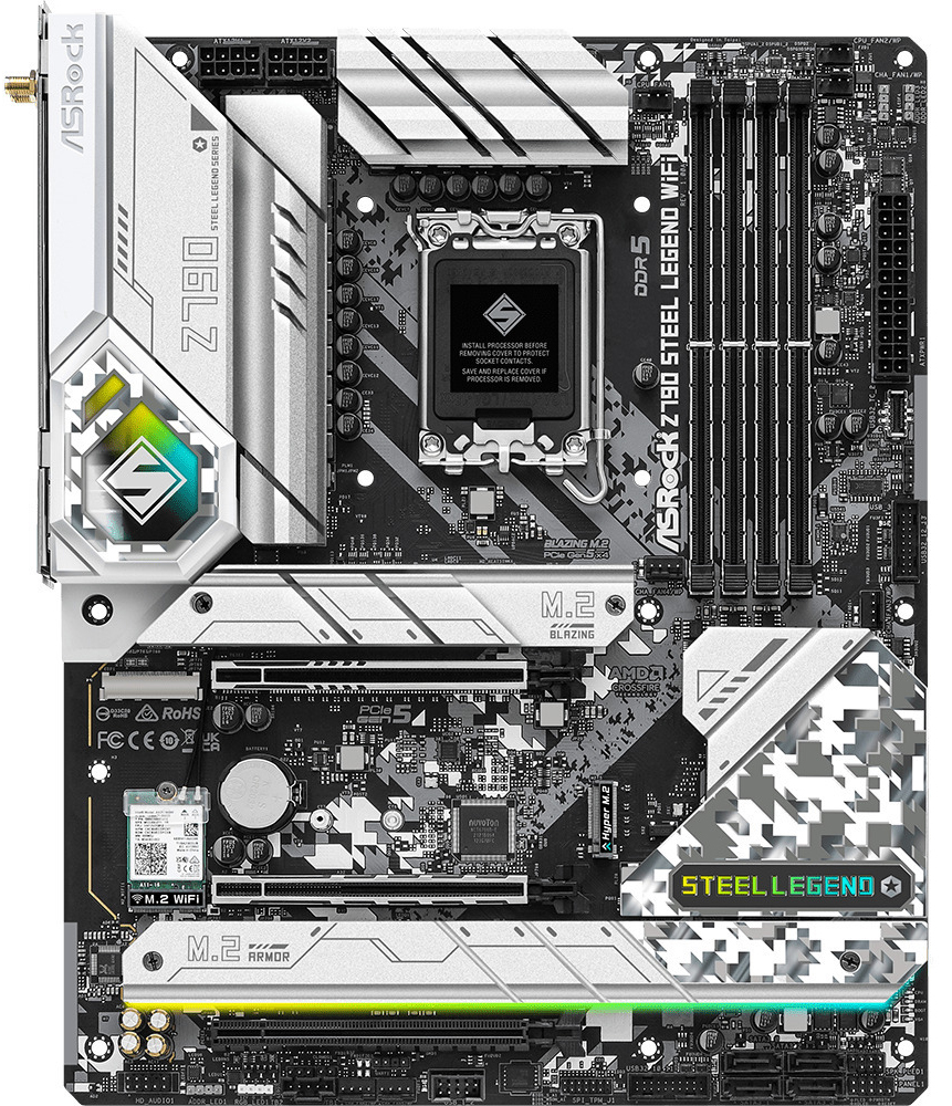 ASRock - Motherboard ASRock Z790 Steel Legend WiFi