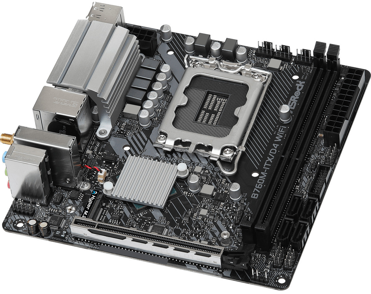 ASRock - Motherboard ASRock B760M-ITX/D4 WiFi