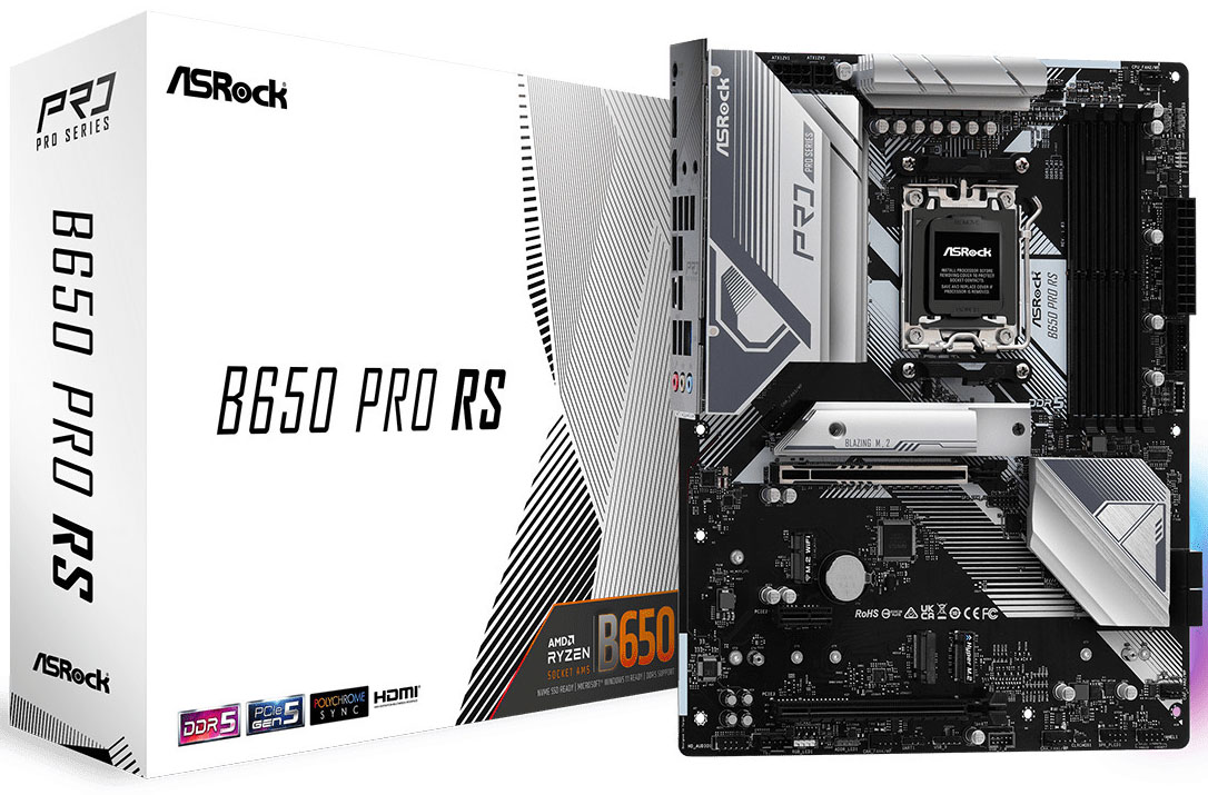 ASRock - Motherboard ASRock B650 Pro RS