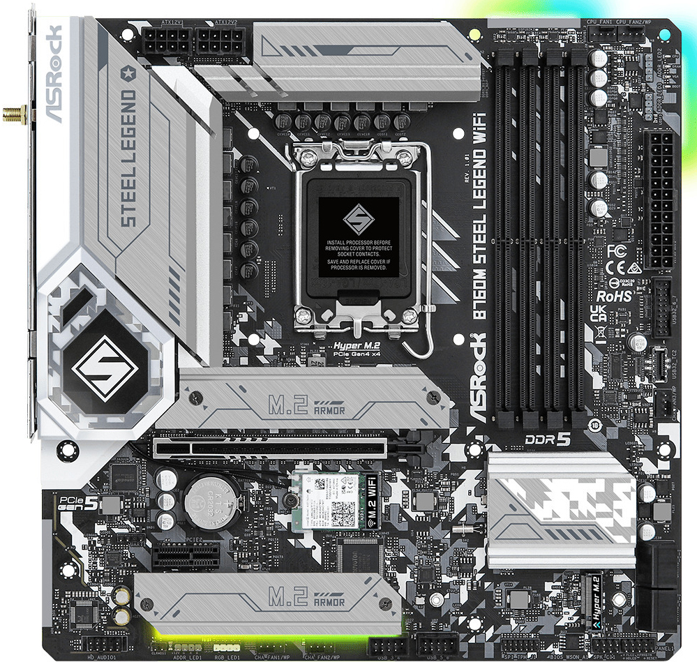 ASRock - Motherboard ASRock B760M Steel Legend