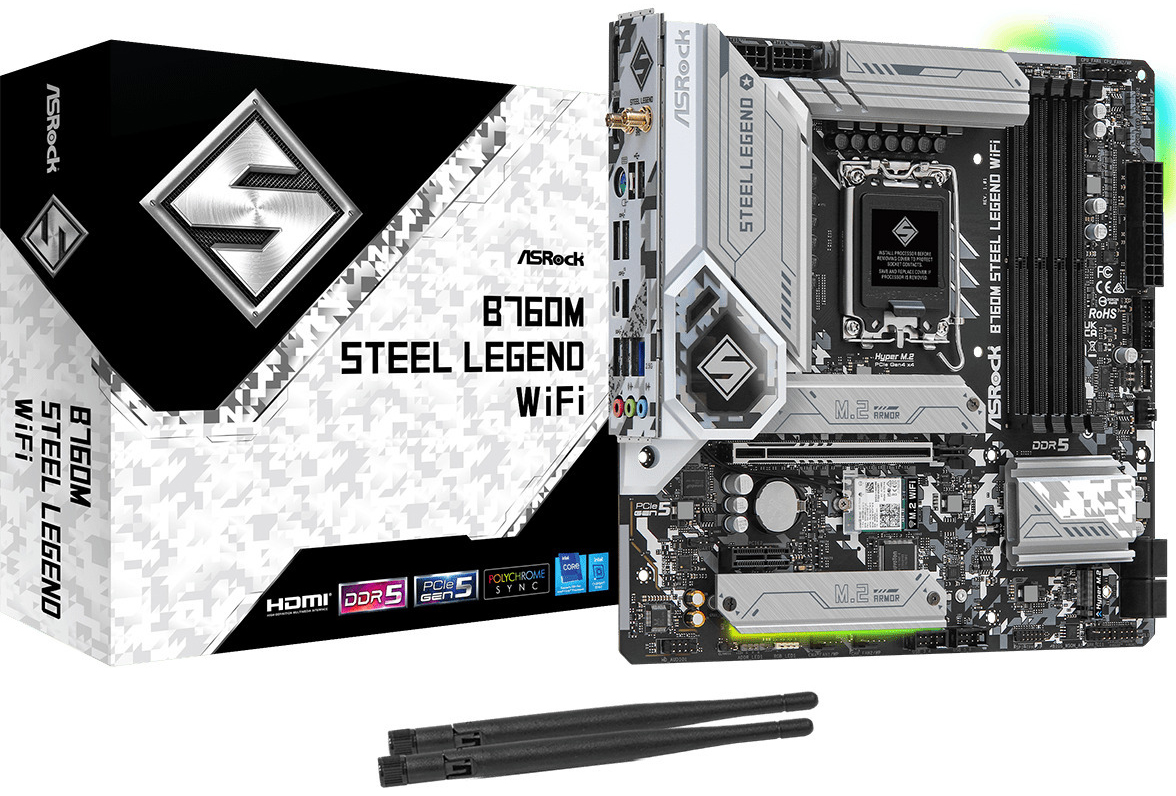 ASRock - Motherboard ASRock B760M Steel Legend
