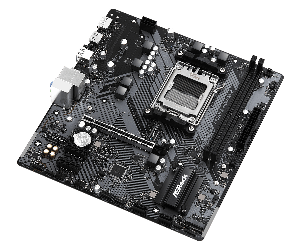 ASRock - Motherboard ASRock A620M-HDV/M.2
