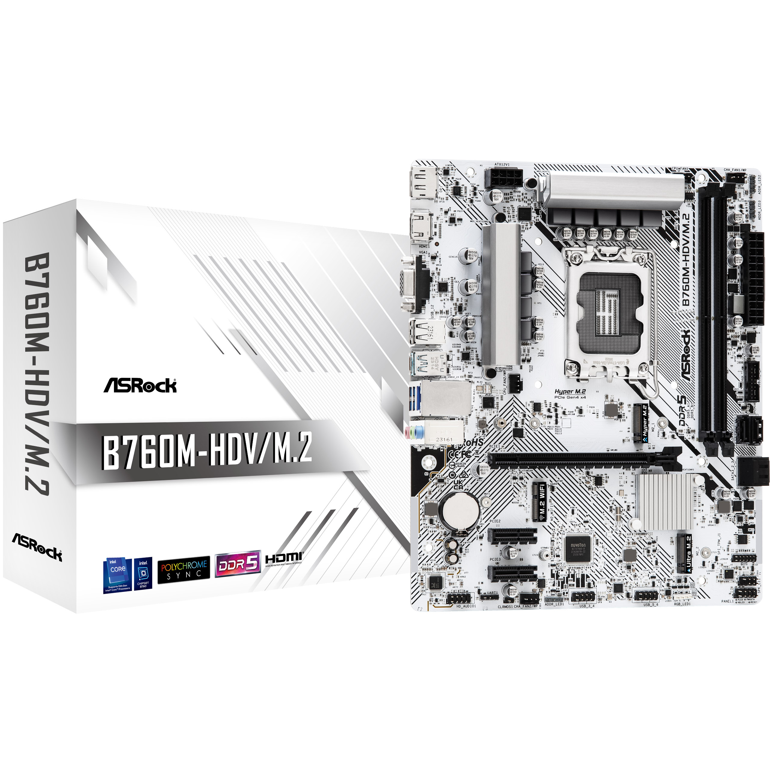 Picture of Picture of Motherboard ASRock B760M-HDV/M.2 D5