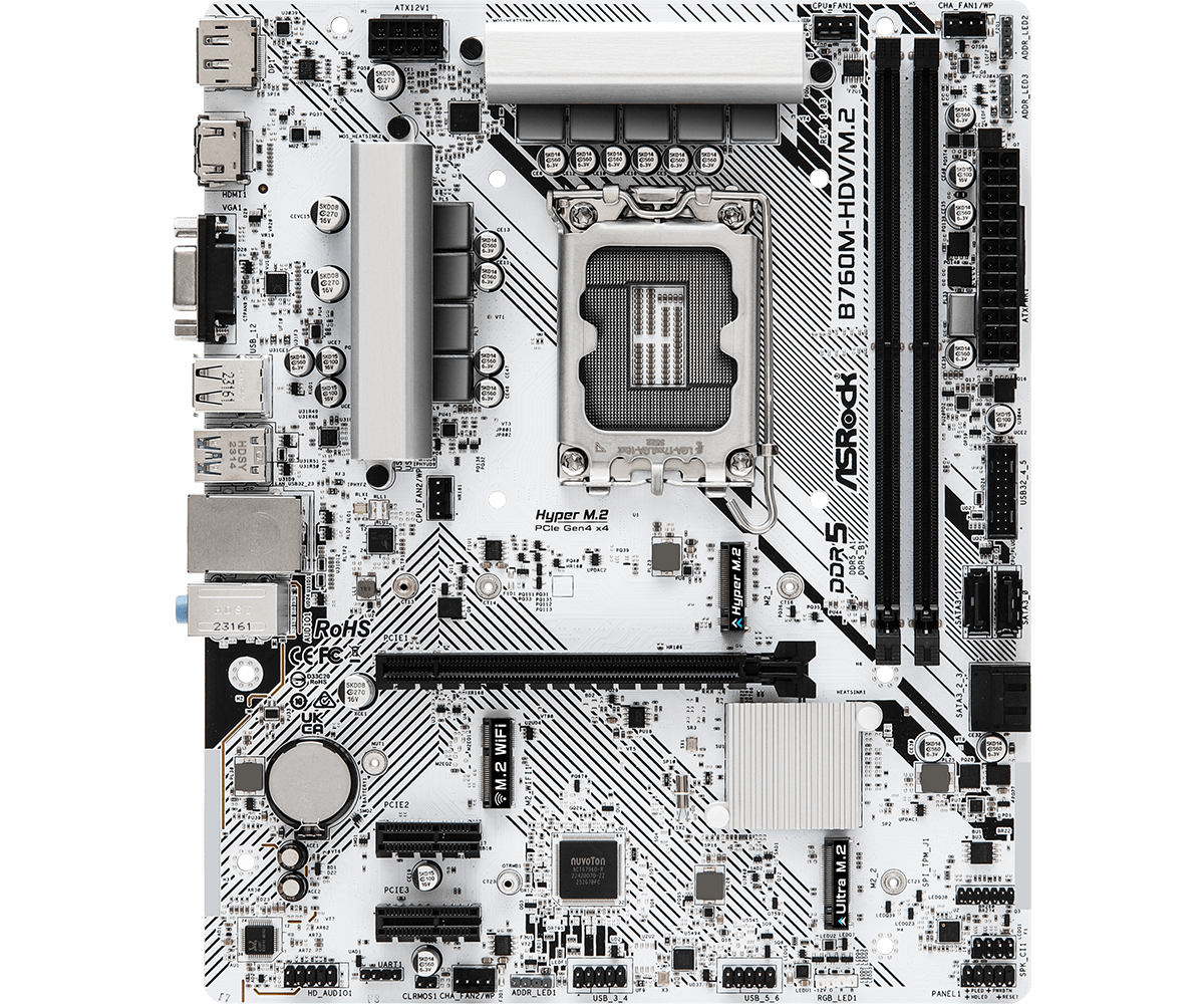 Picture of Picture of Motherboard ASRock B760M-HDV/M.2 D5