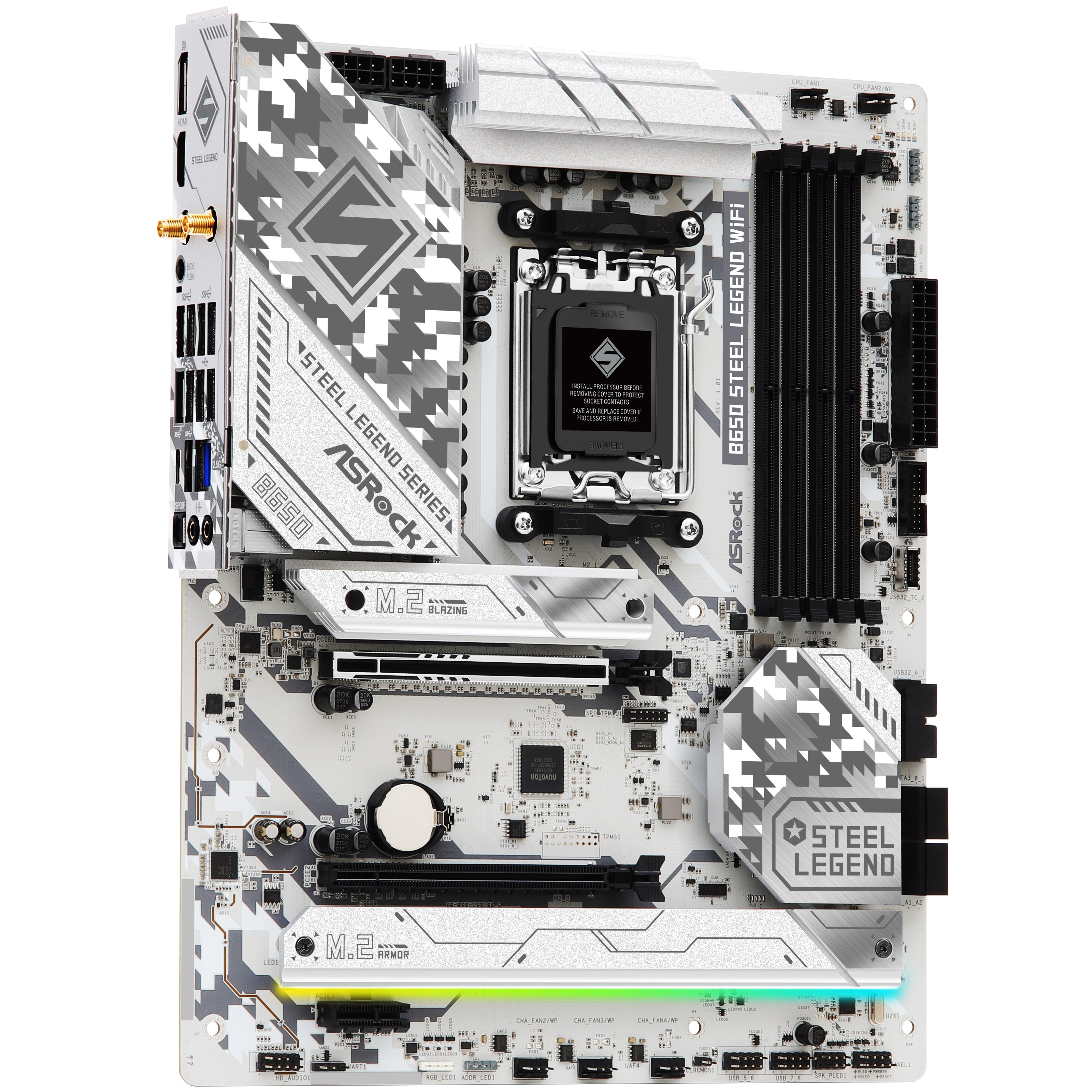 ASRock - Motherboard ASRock B650 Steel Legend WiFi