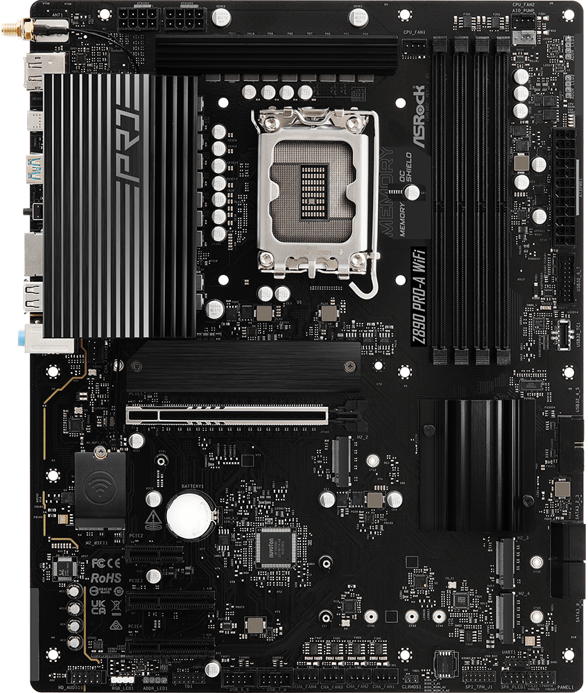 Picture of Picture of Motherboard ASRock Z890 Pro-A WiFi