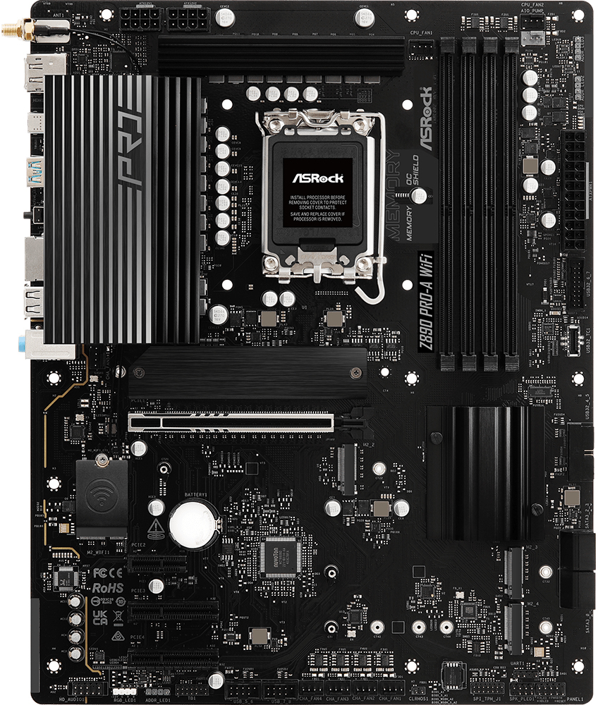 Picture of Picture of Motherboard ASRock Z890 Pro-A WiFi