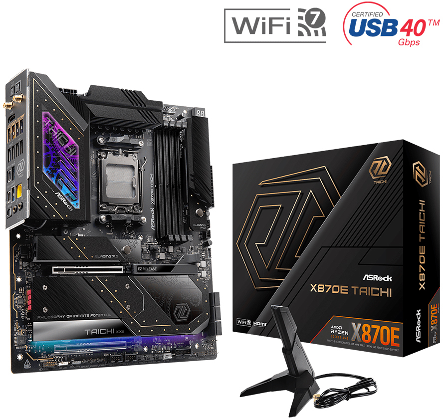 Picture of Picture of Motherboard ASRock X870E Taichi