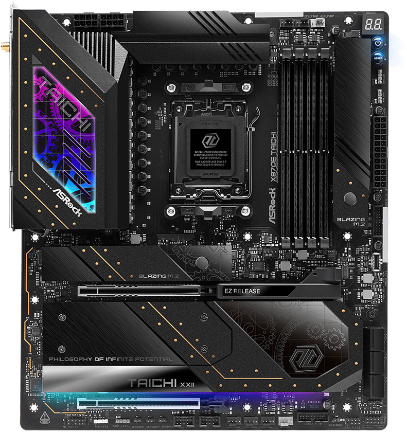 Picture of Picture of Motherboard ASRock X870E Taichi