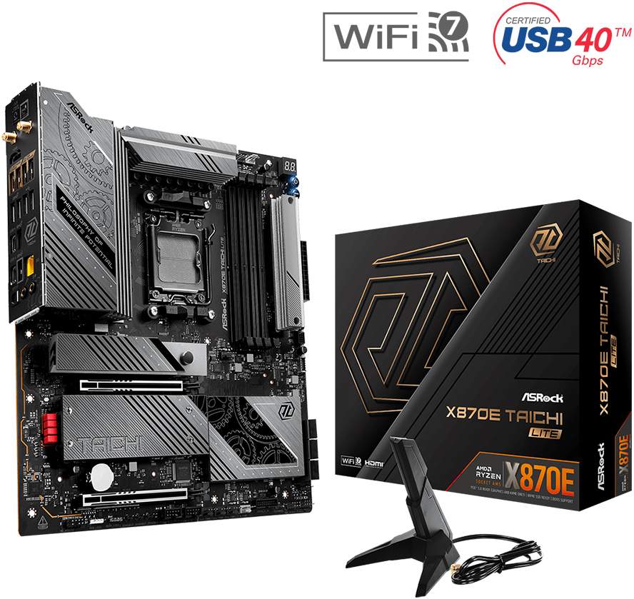 Picture of Picture of Motherboard ASRock X870E Taichi Lite