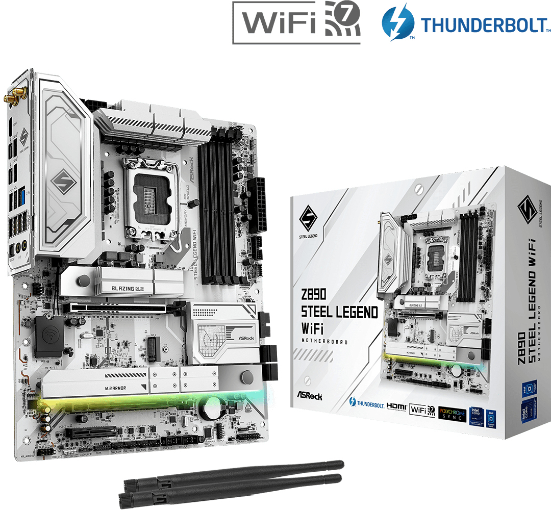 ASRock - Motherboard ASRock Z890 Steel Legend WiFi