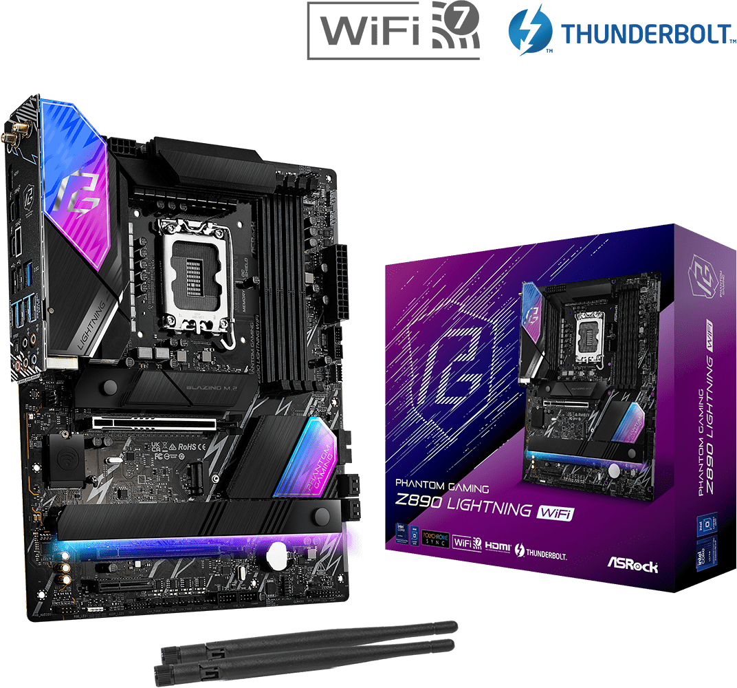 ASRock - Motherboard ASRock Z890 Lightning WiFi