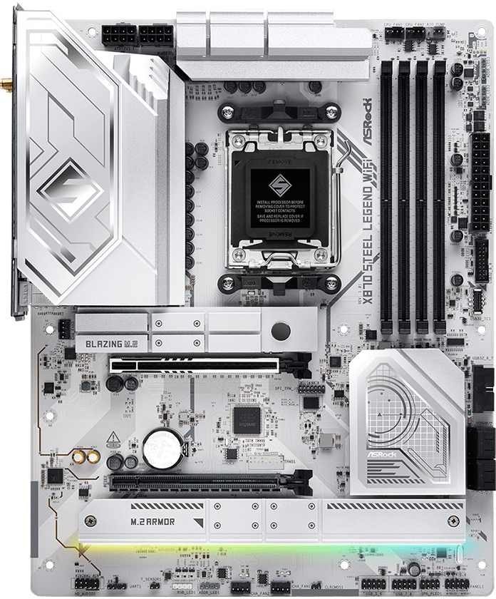 Picture of Picture of Motherboard ASRock X870 Steel Legend WiFi