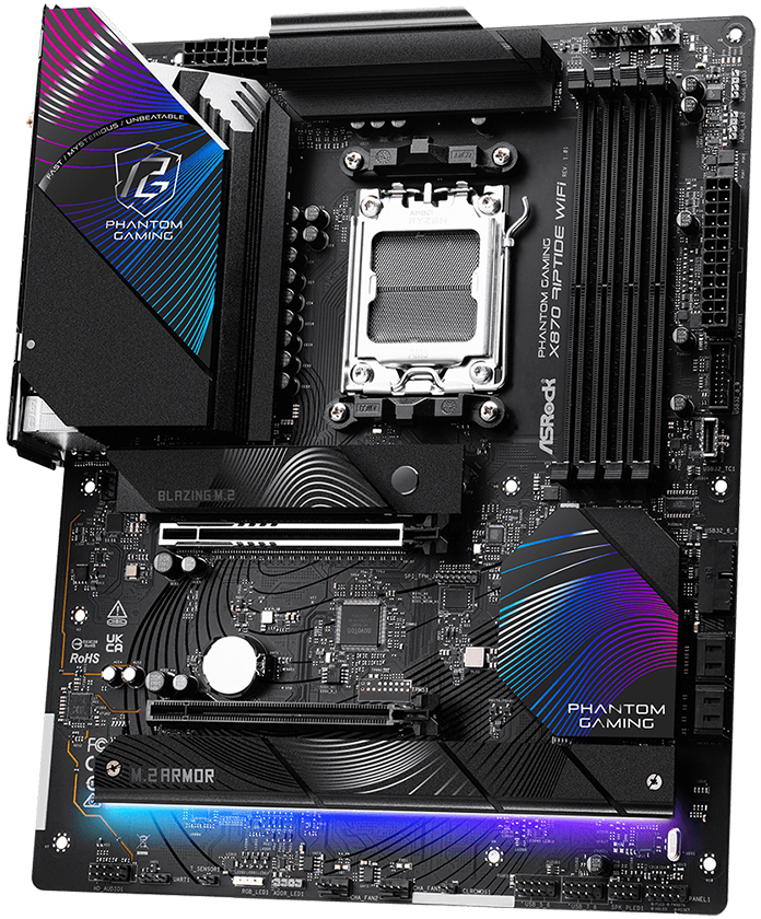 ASRock - Motherboard ASRock X870 Riptide WiFi