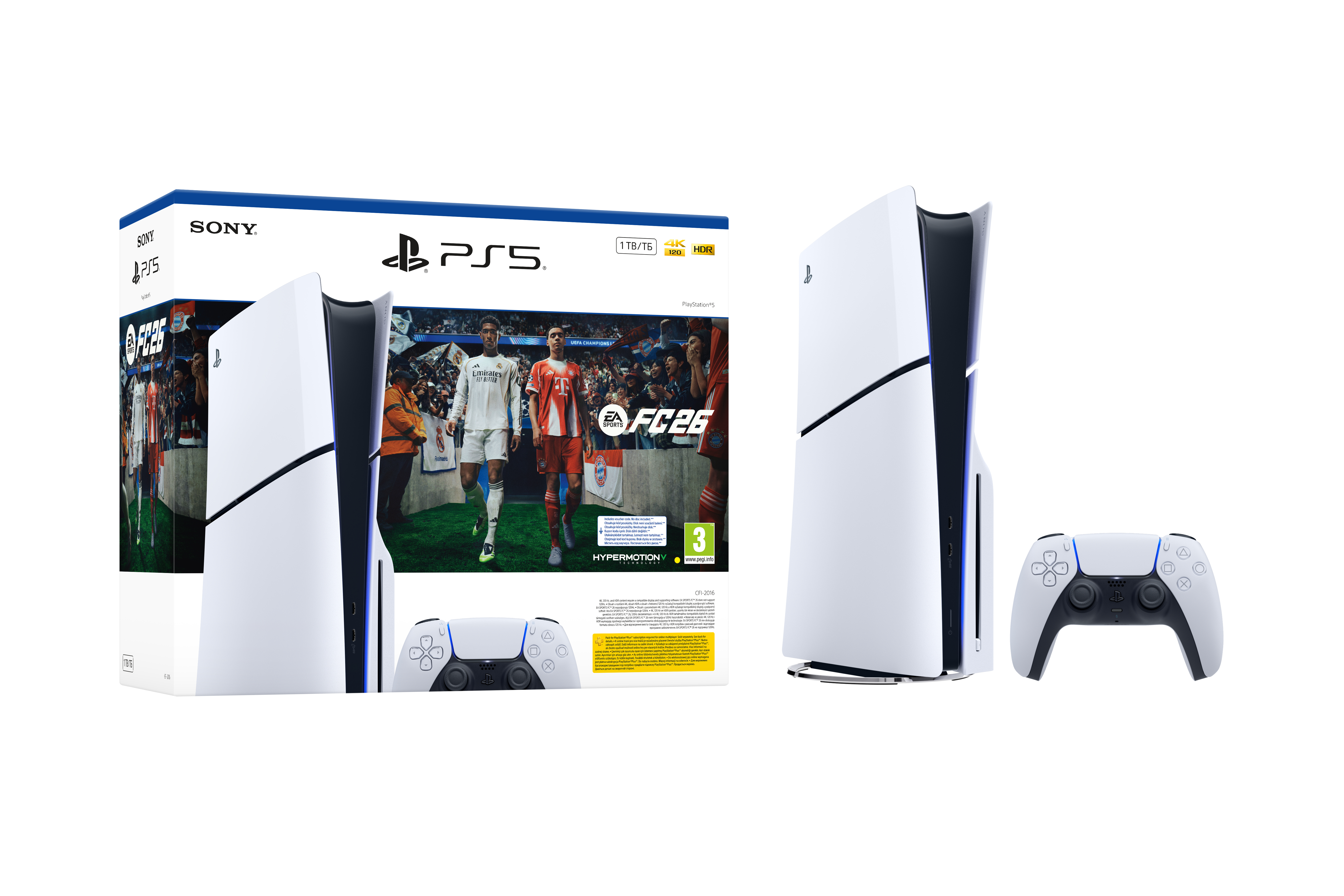Sony - Consola Sony Playstation 5 Slim Edição Digital 1TB + FC26