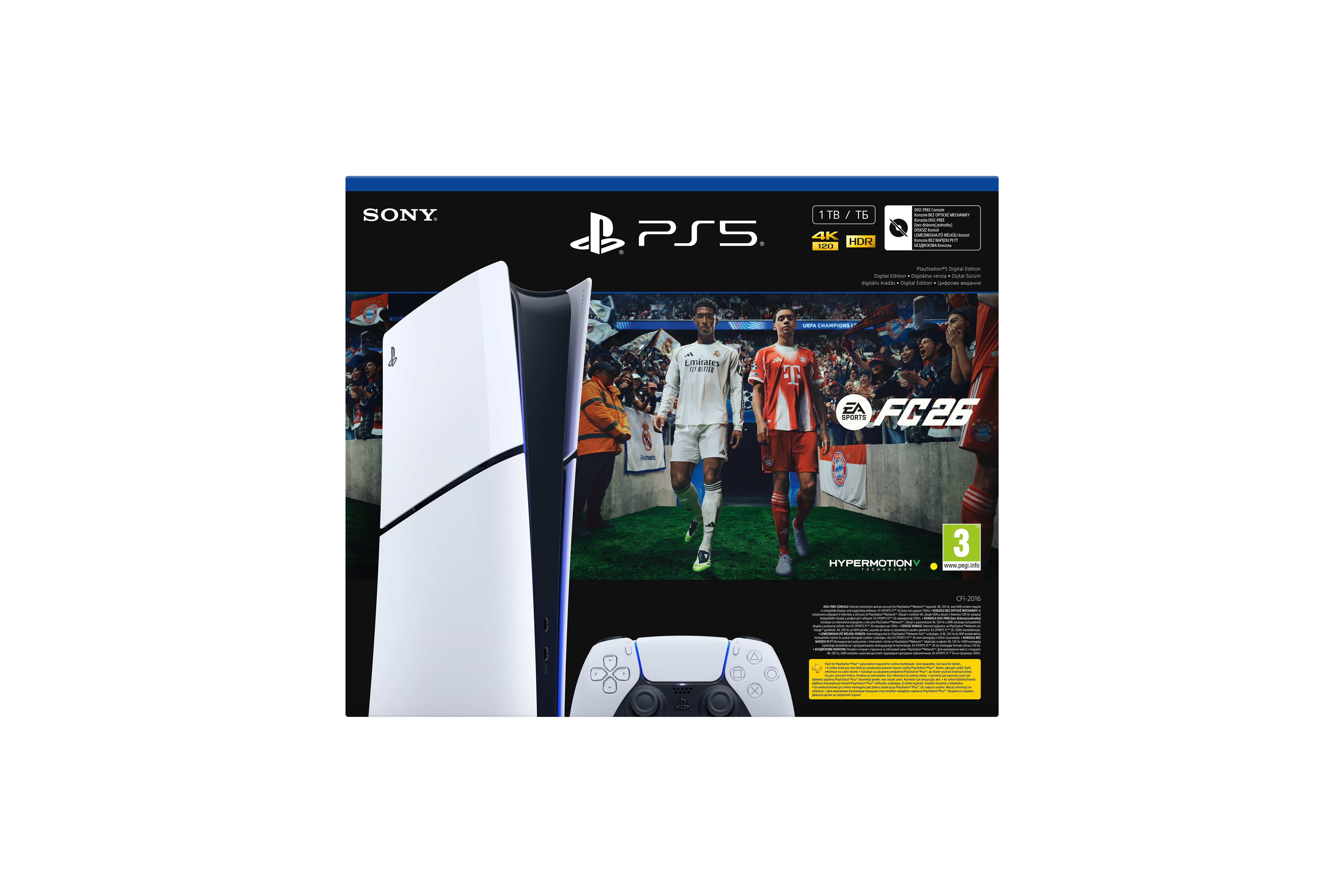 Sony - Consola Sony Playstation 5 Slim Edição Digital 1TB + FC26