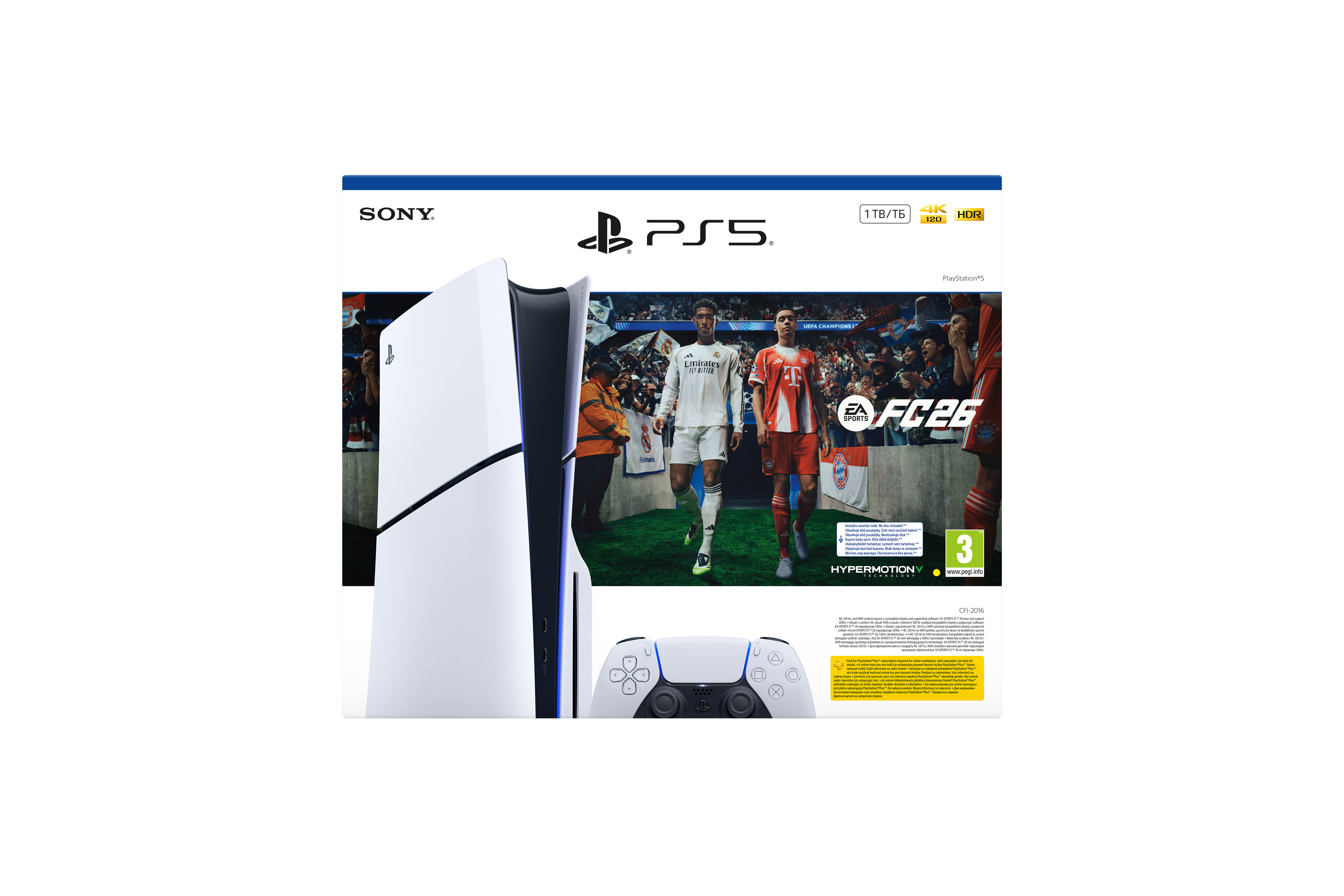 Sony - Consola Sony Playstation 5 Slim Edição Digital 1TB + FC26