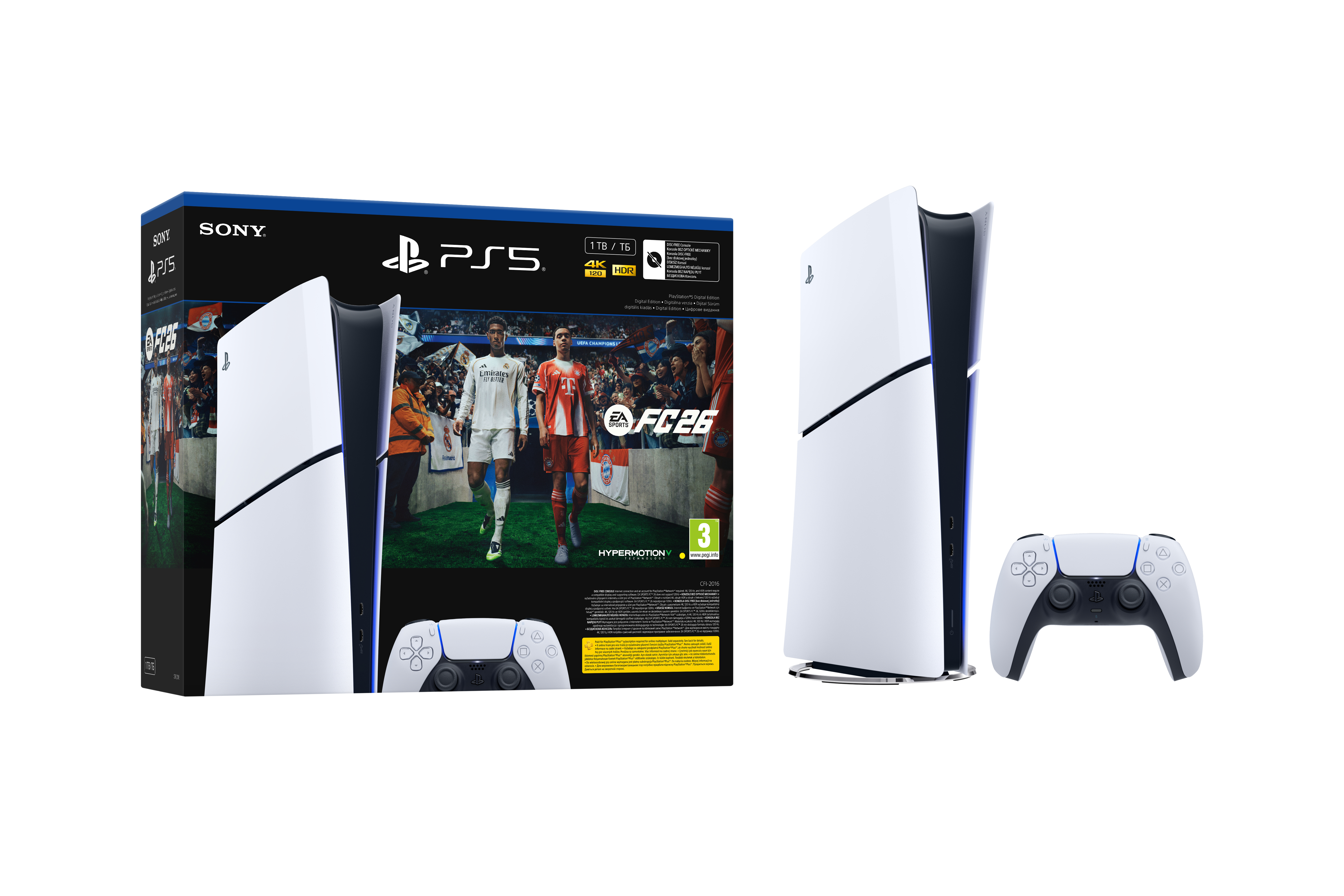 Sony - Consola Sony Playstation 5 Slim Edição Digital 1TB + FC26