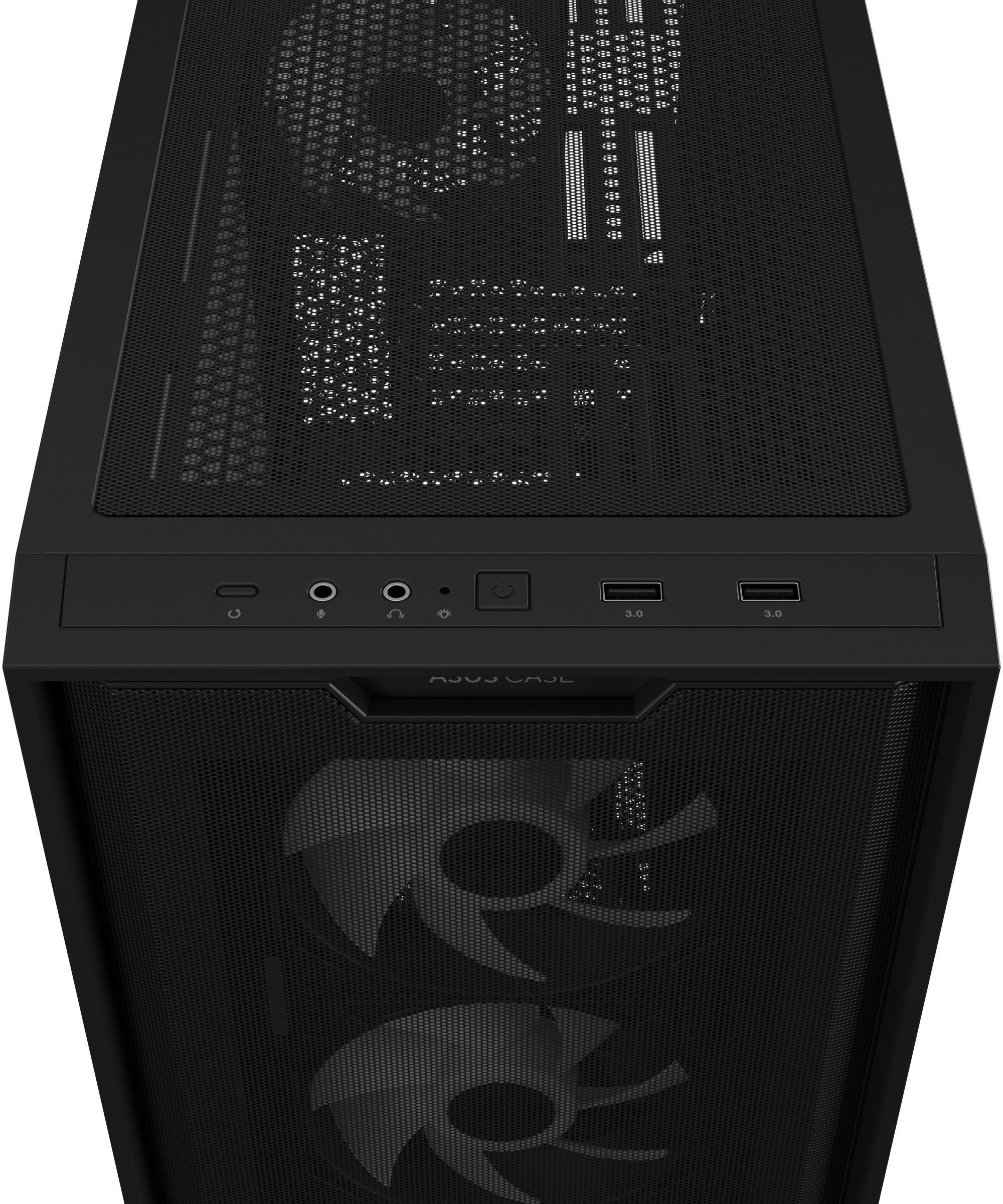 Asus - Caixa Micro-ATX Asus A21 Plus ARGB Preta