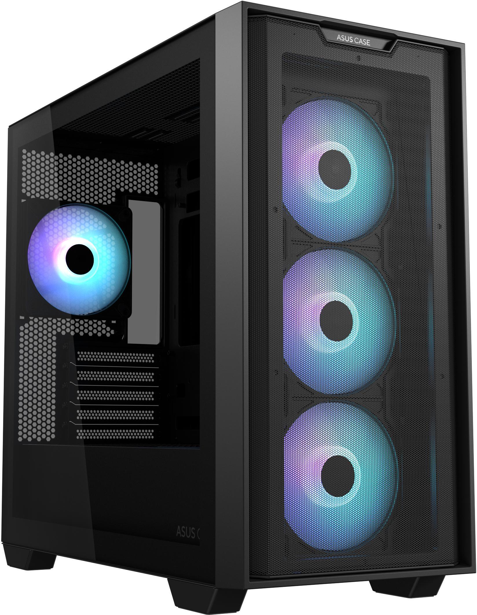 Asus - Caixa Micro-ATX Asus A21 Plus ARGB Preta
