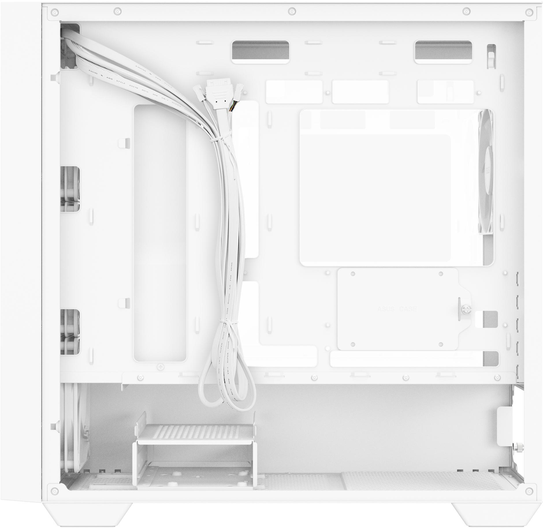 Asus - Caixa Micro-ATX Asus A21 Plus ARGB Branca