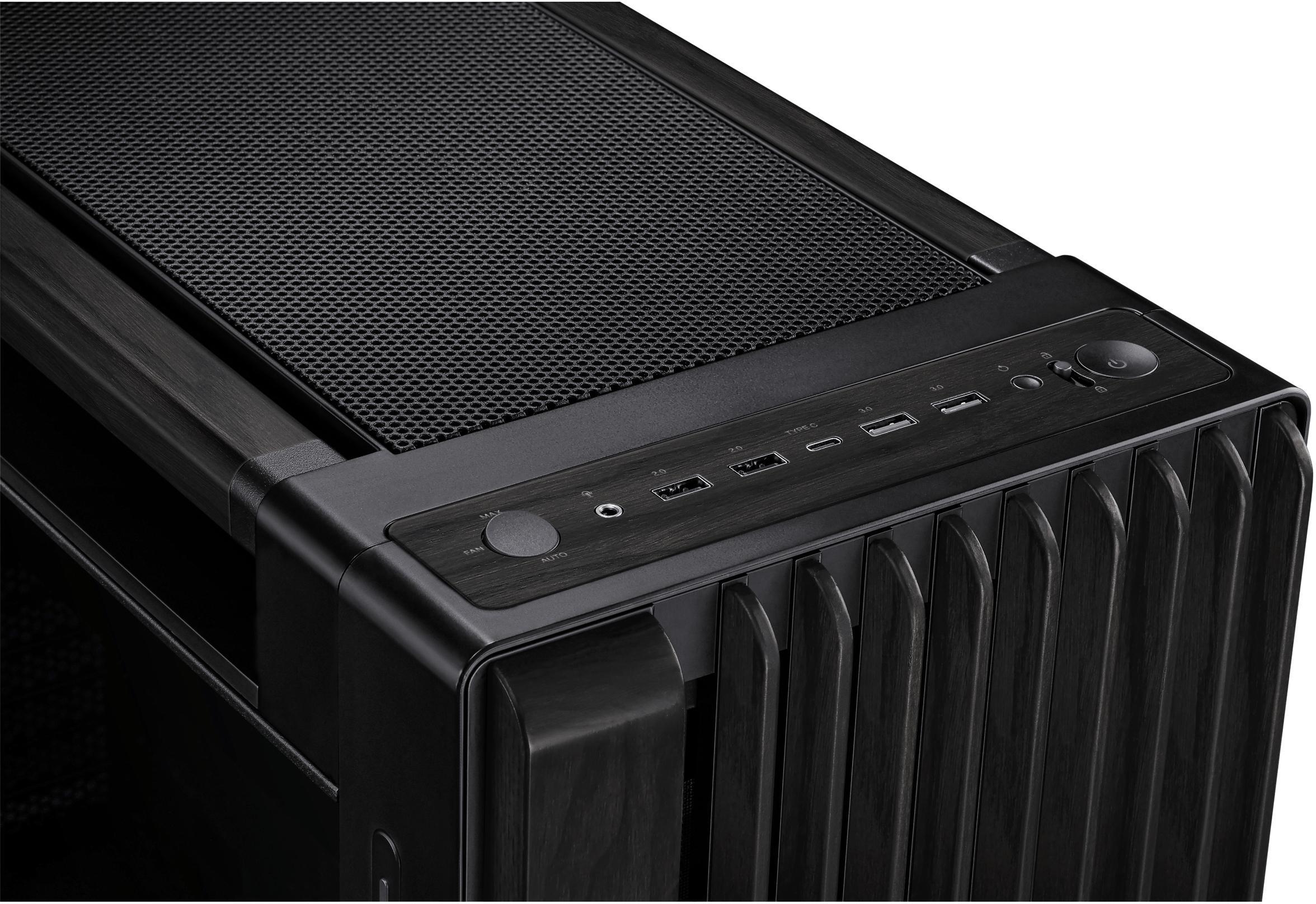 Asus - Caixa E-ATX Asus ProArt PA602 Wood Edition Preta