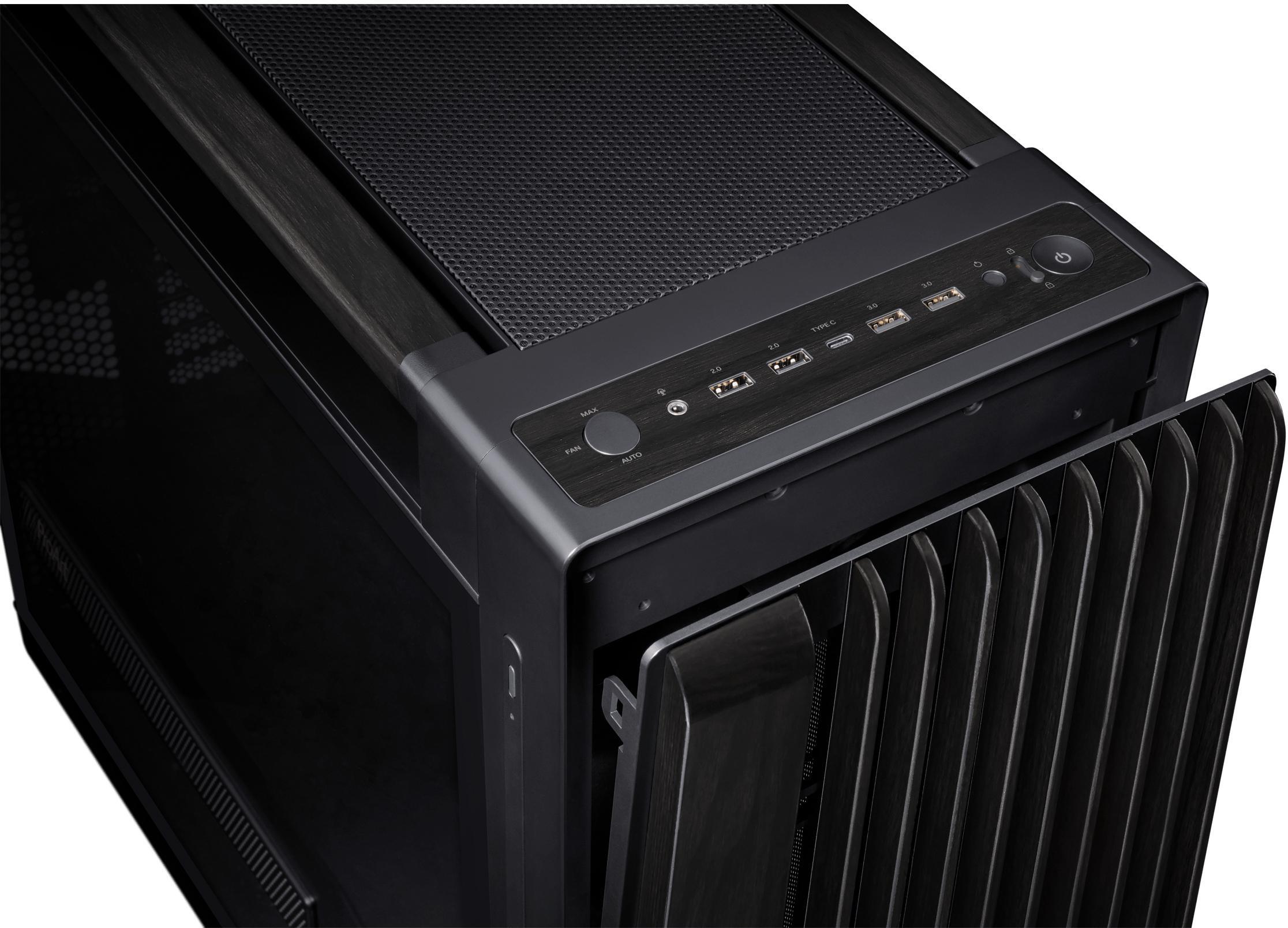 Asus - Caixa E-ATX Asus ProArt PA602 Wood Edition Preta