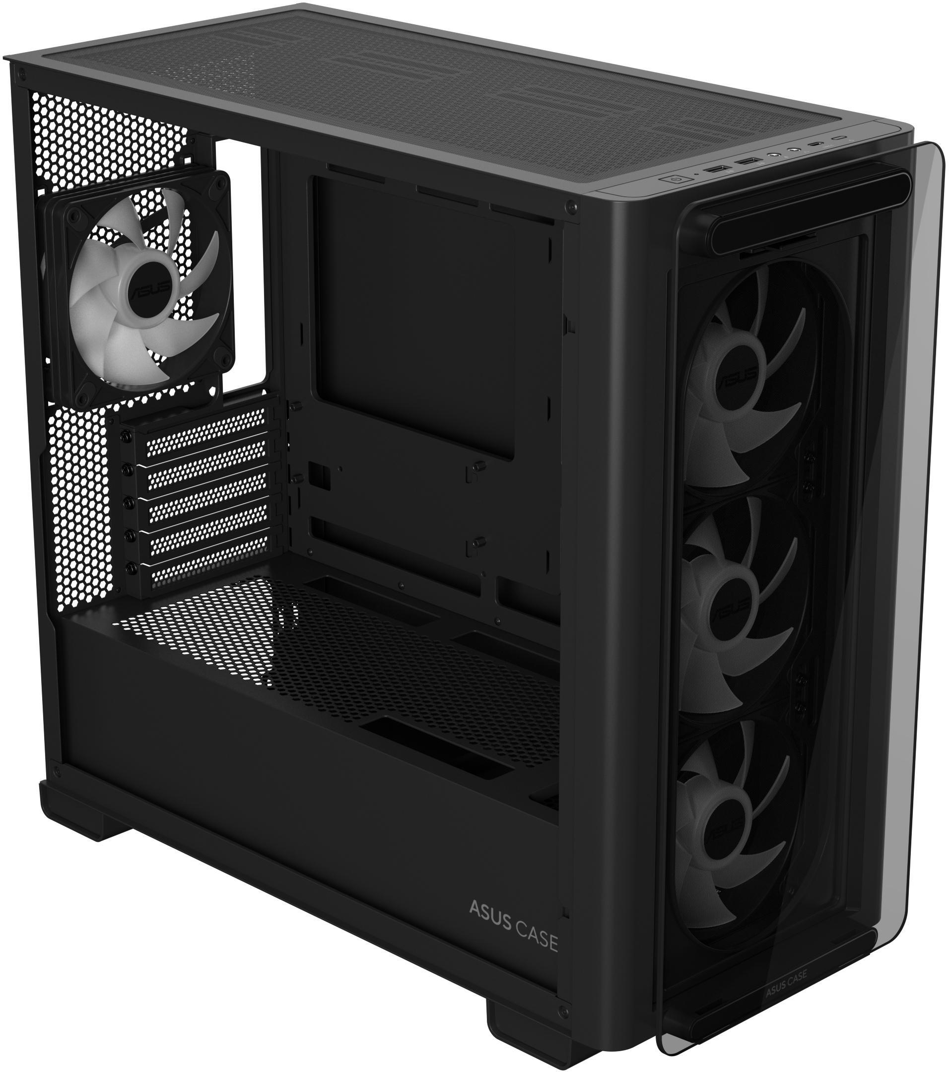 Asus - Caixa Micro-ATX Asus A23 Plus ARGB Preta