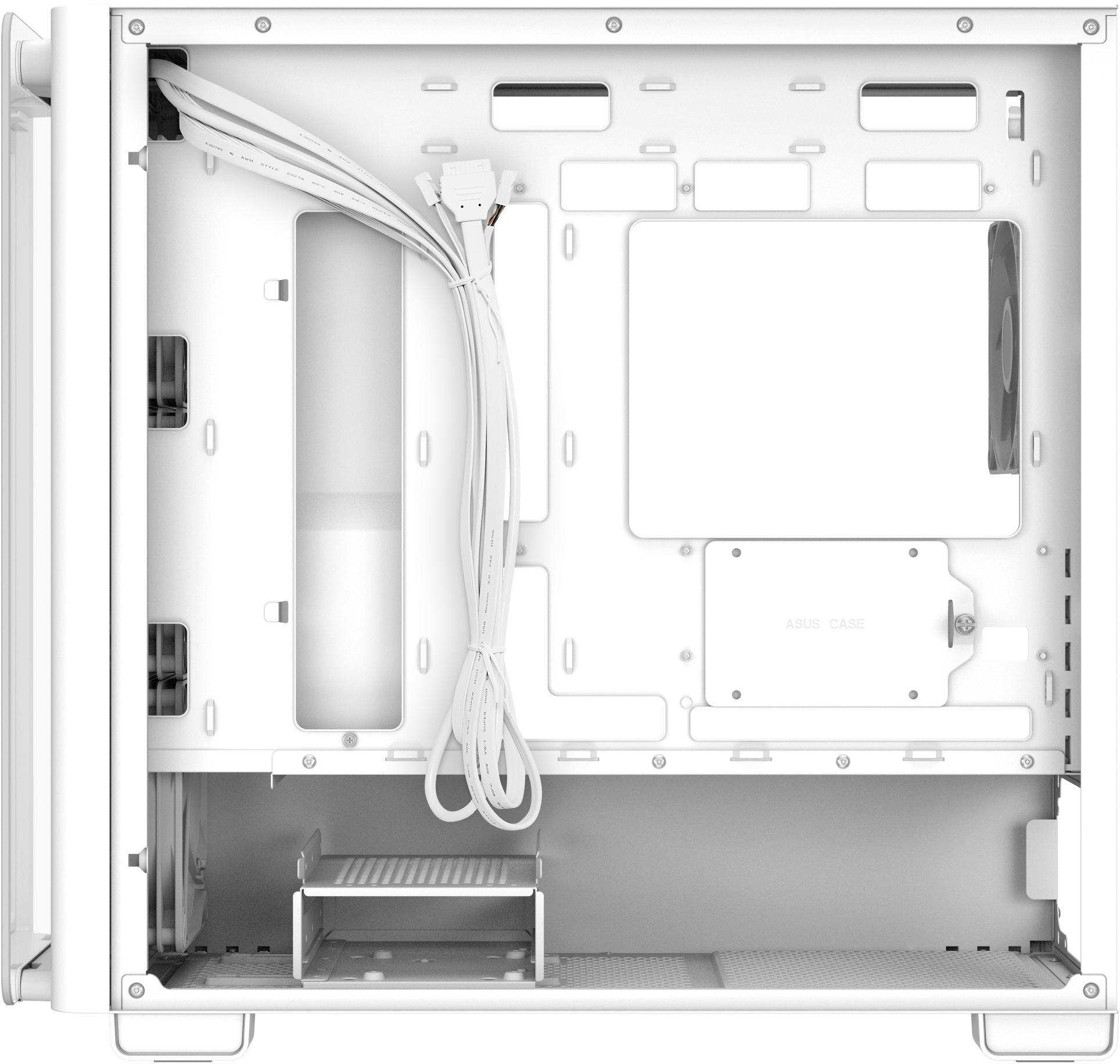 Asus - Caixa Micro-ATX Asus A23 Plus ARGB Branca