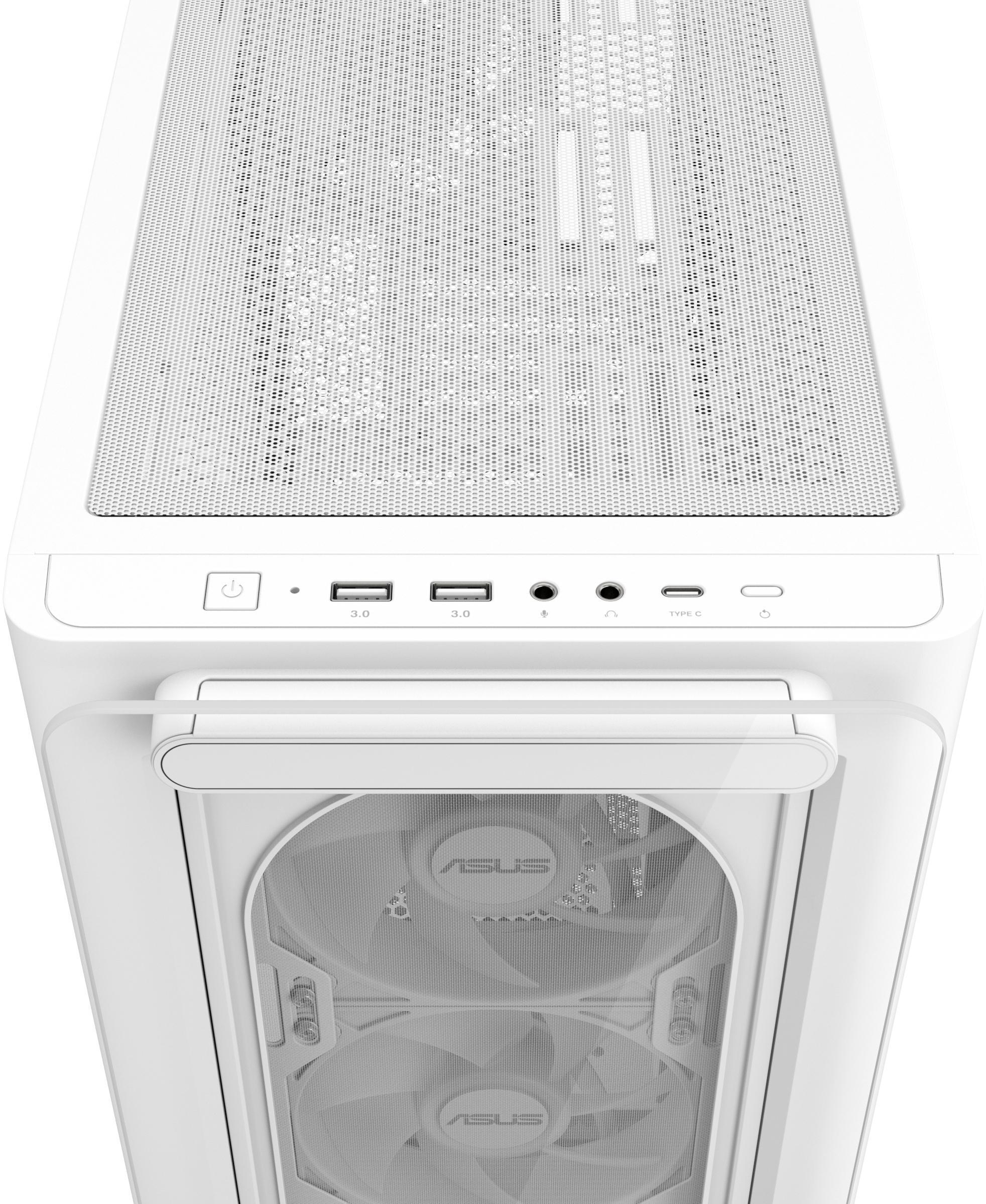 Asus - Caixa Micro-ATX Asus A23 Plus ARGB Branca