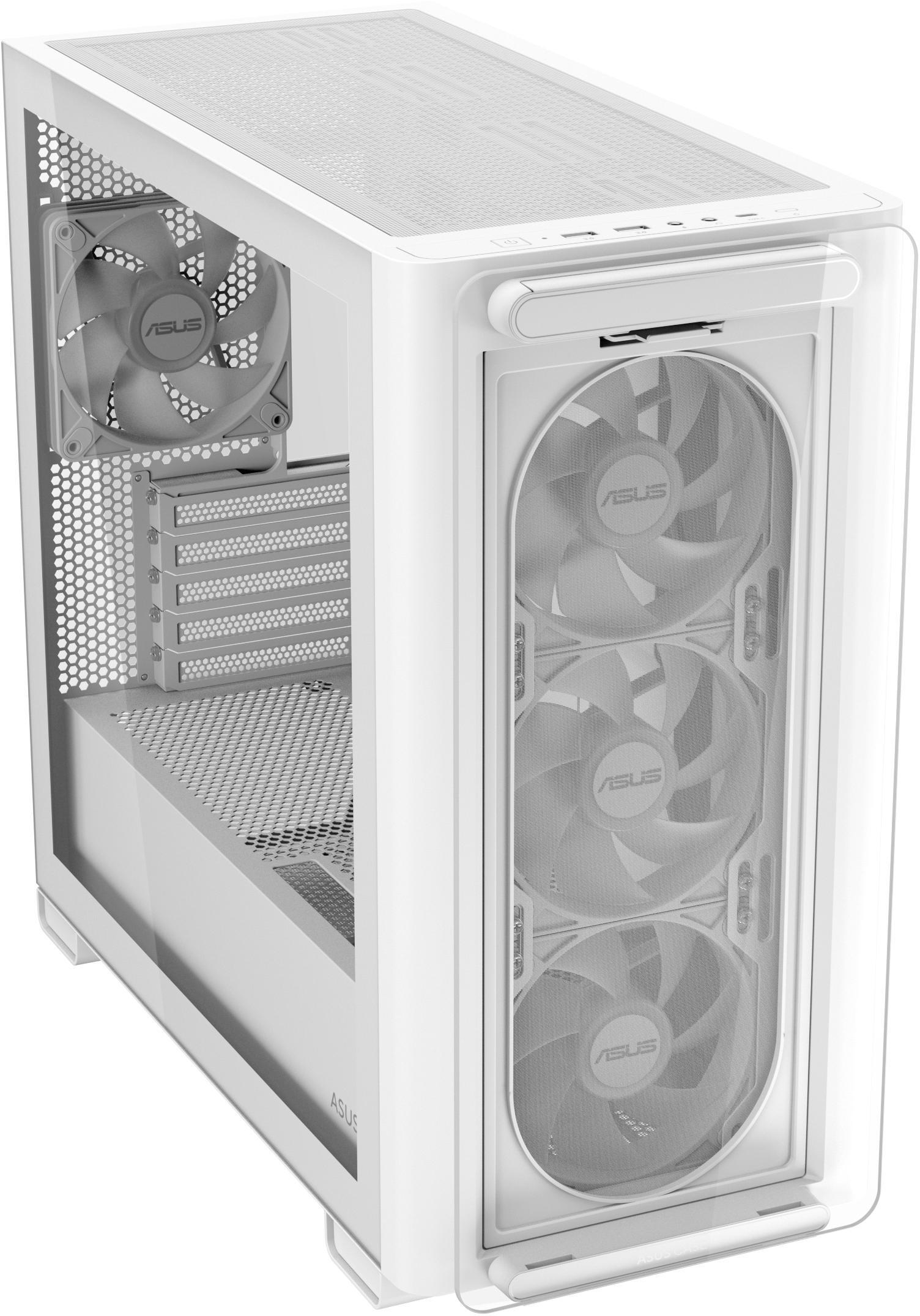 Asus - Caixa Micro-ATX Asus A23 Plus ARGB Branca
