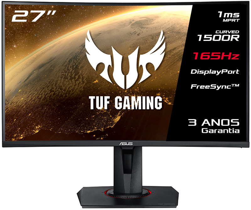 Asus - Monitor Curvo ASUS 27" VG27VQ FHD 165Hz FreeSync 1ms