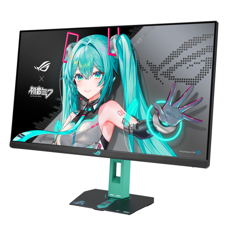 Asus - Monitor ASUS ROG STRIX 27" XG27ACMEG-G Hatsune Miku Edition QHD 260Hz Fast IPS 0.03ms