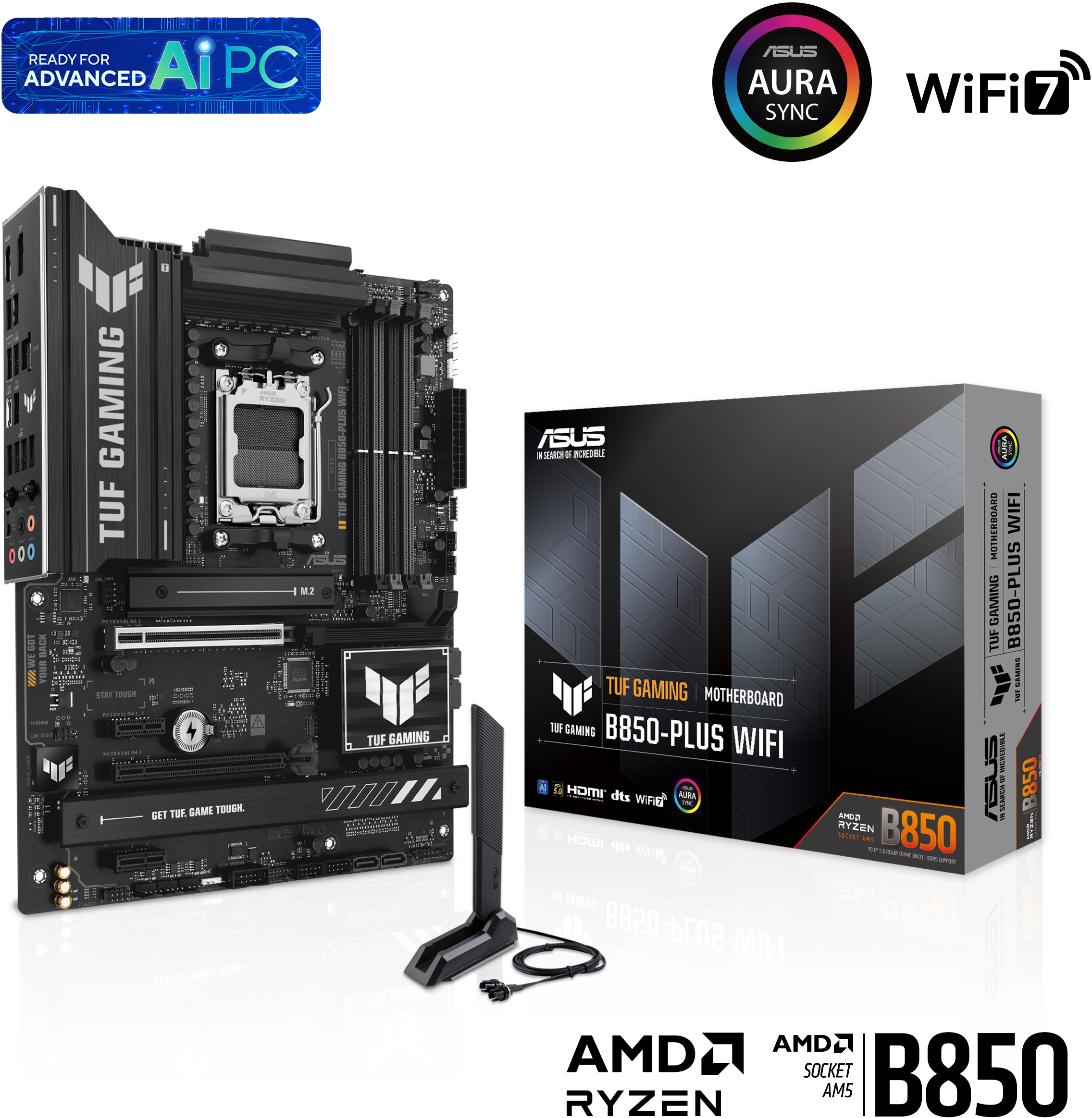 Picture of Picture of Motherboard Asus TUF B850-Plus Gaming WiFi