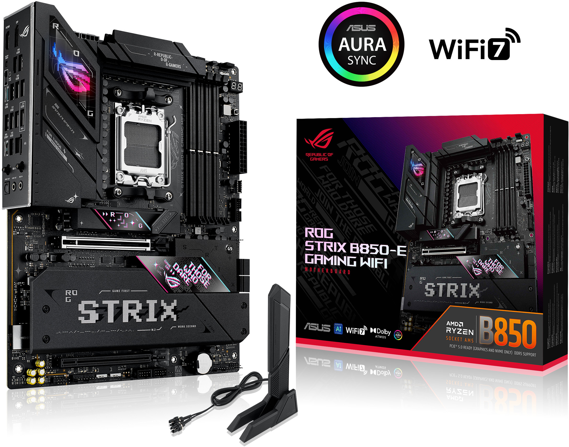 Asus - Motherboard Asus ROG Strix B850-E Gaming WiFi