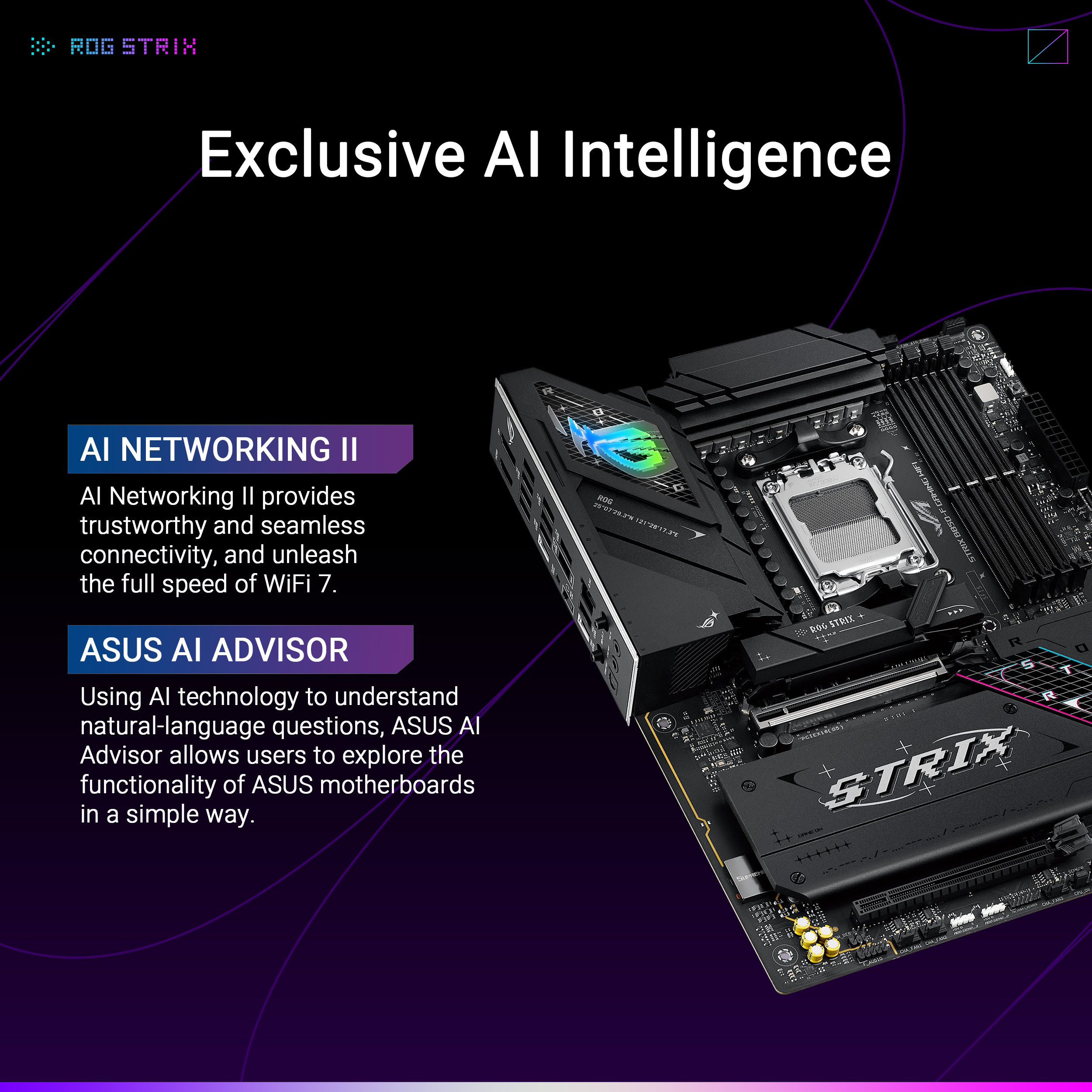 Asus - Motherboard Asus ROG Strix B850-F Gaming WiFi