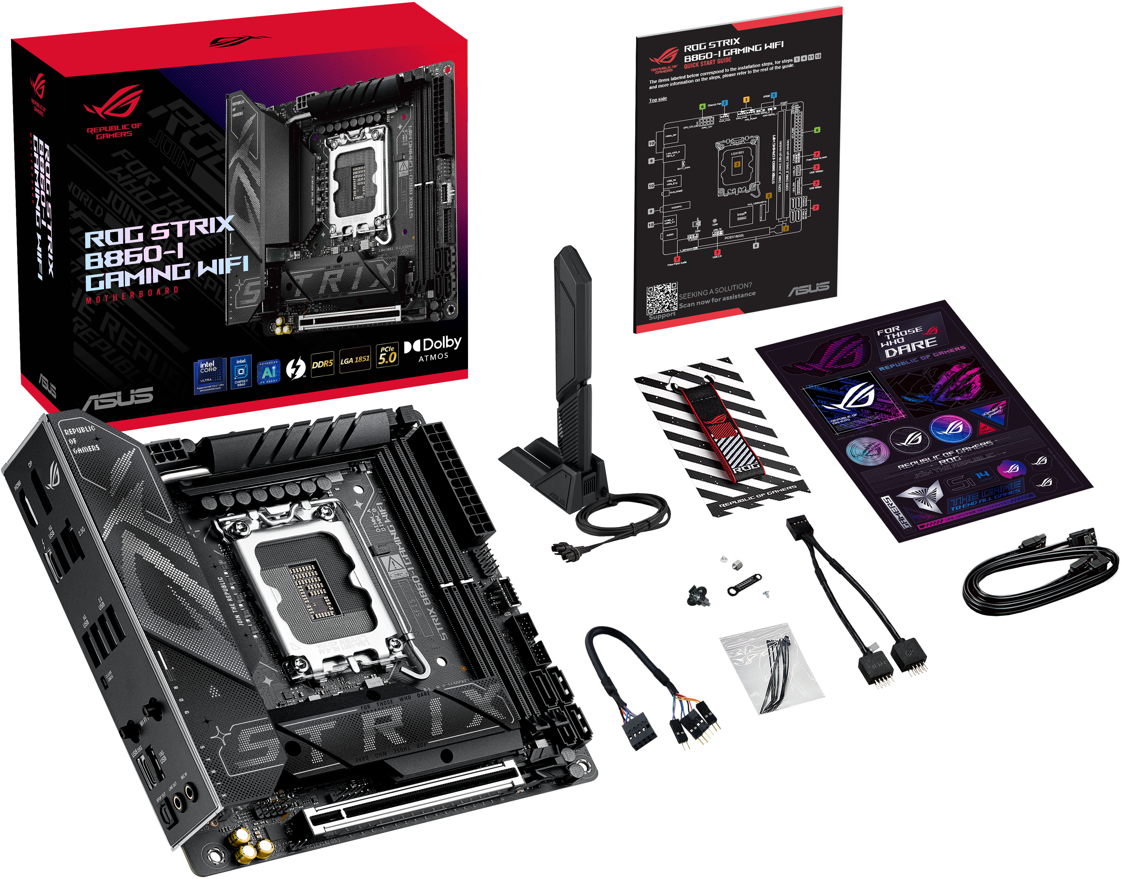 Asus - Motherboard Asus ROG Strix B860-I Gaming WiFi
